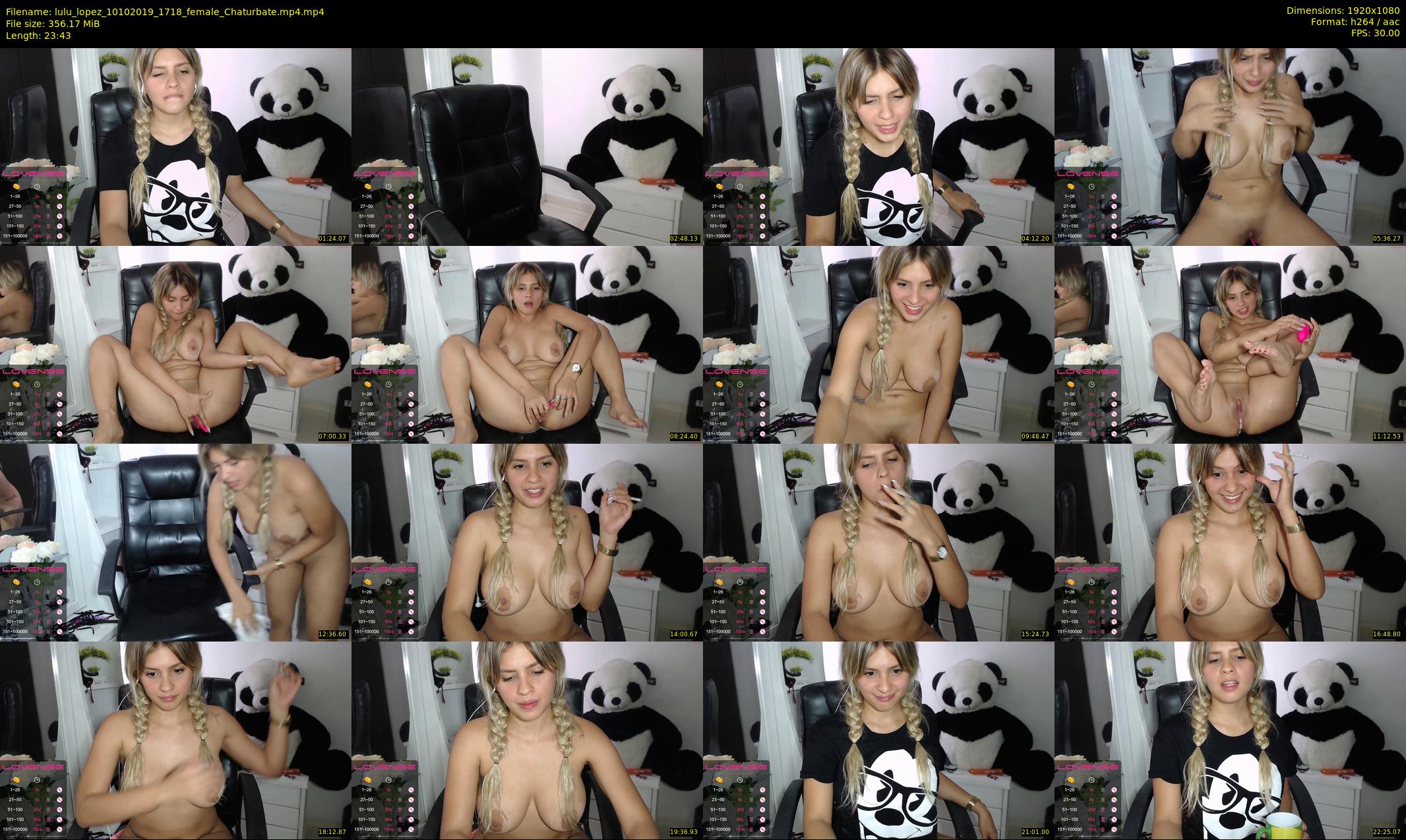 lulu_lopez — 24 minute Chaturbate female cam show recording, 1080p, Oct 10, 2019