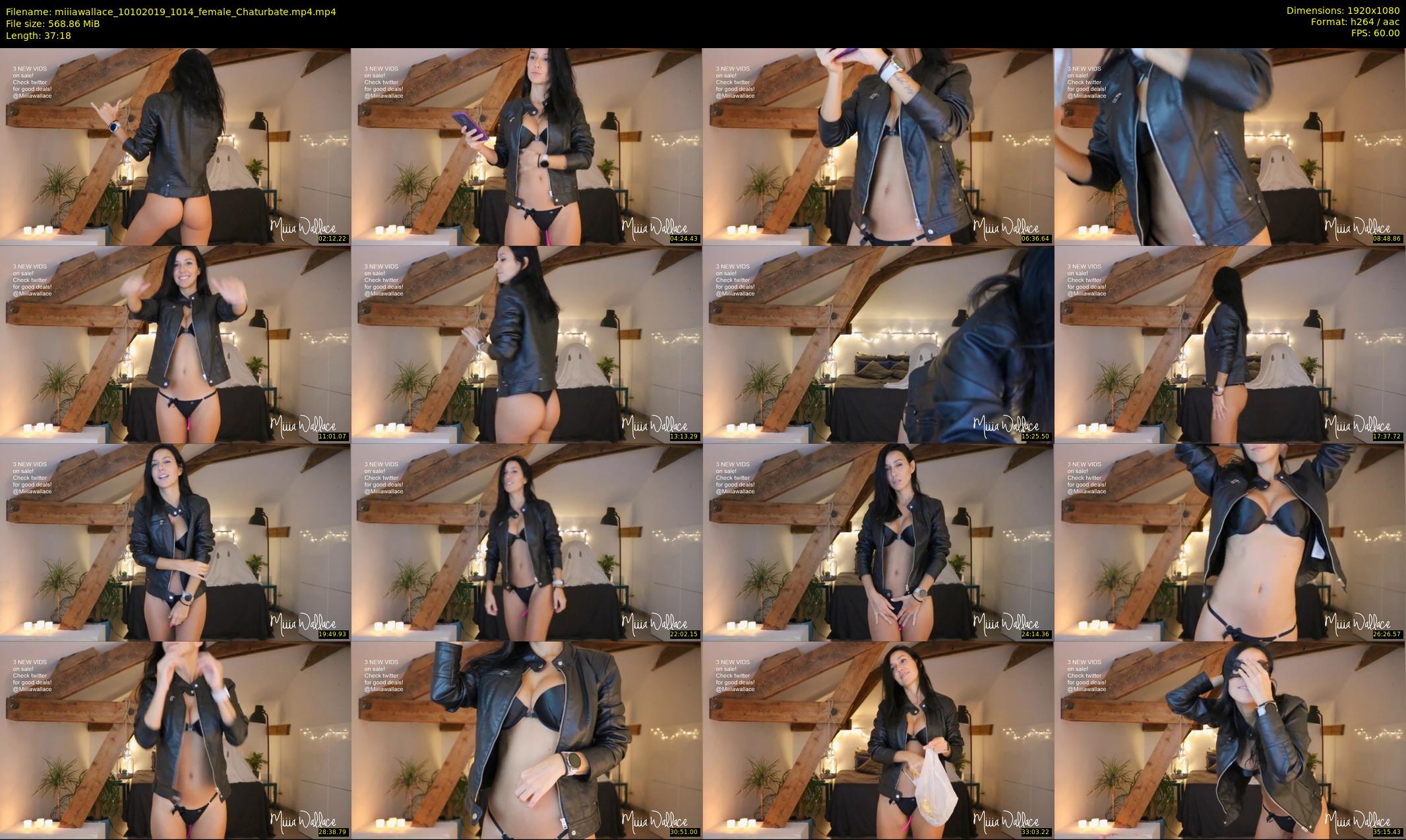 miiiawallace — 38 minute Chaturbate female cam show recording, 1080p, Oct 10, 2019