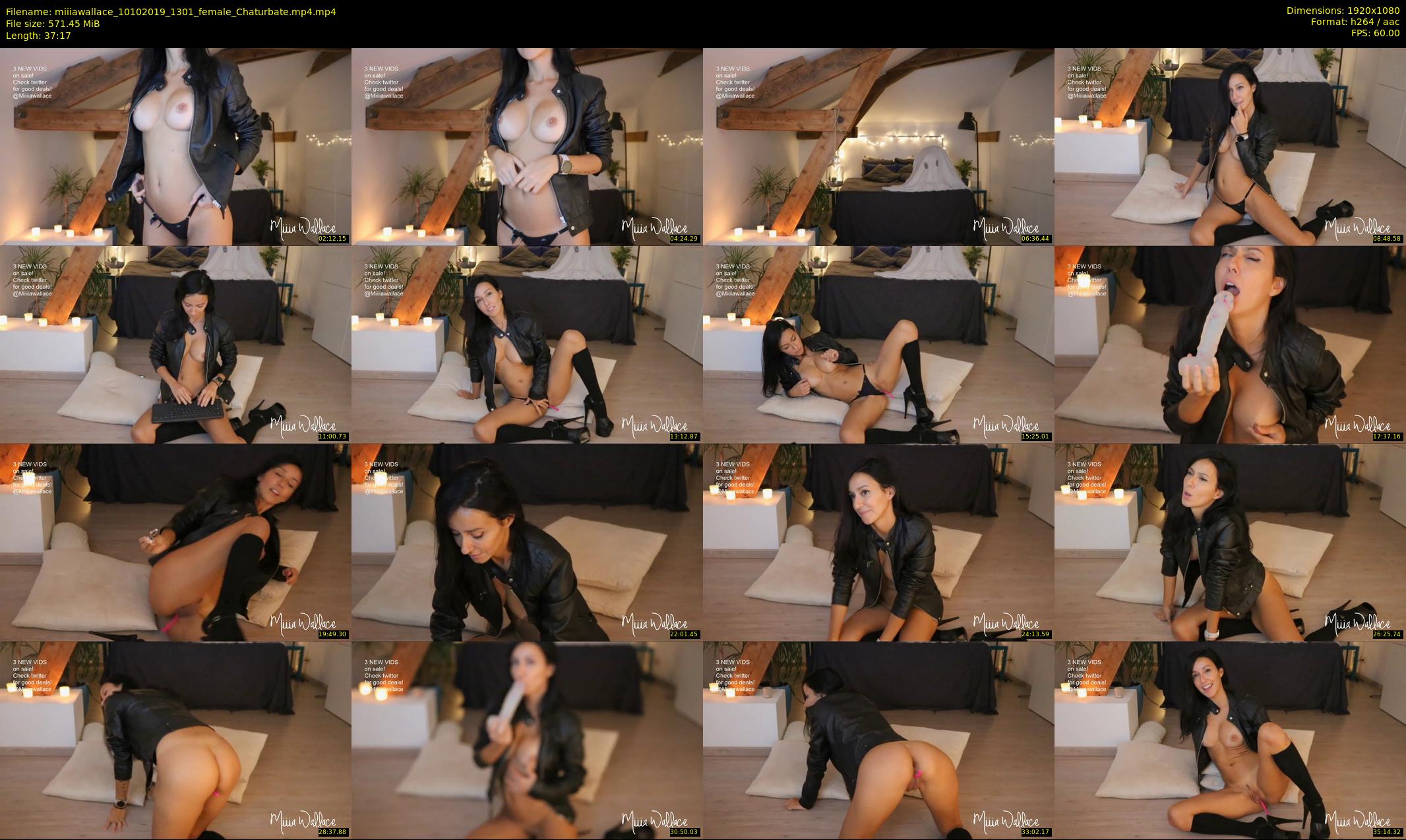 miiiawallace — 38 minute Chaturbate female cam show recording, 1080p, Oct 10, 2019