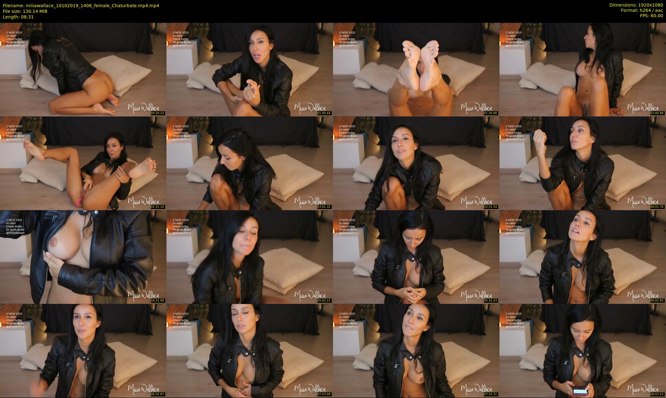 miiiawallace — 9 minute Chaturbate female cam show recording, 1080p, Oct 10, 2019