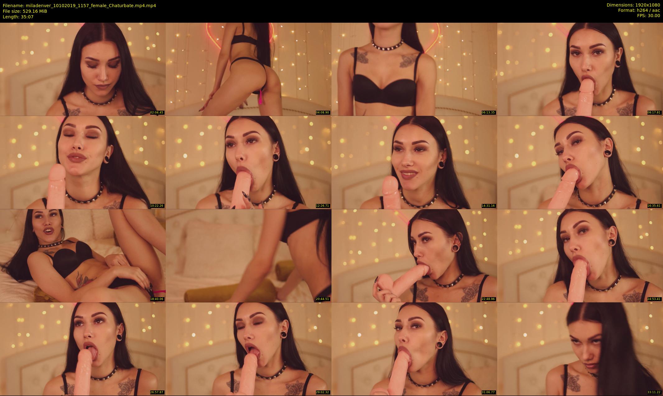 miladenver — 36 minute Chaturbate female cam show recording, 1080p, Oct 10, 2019
