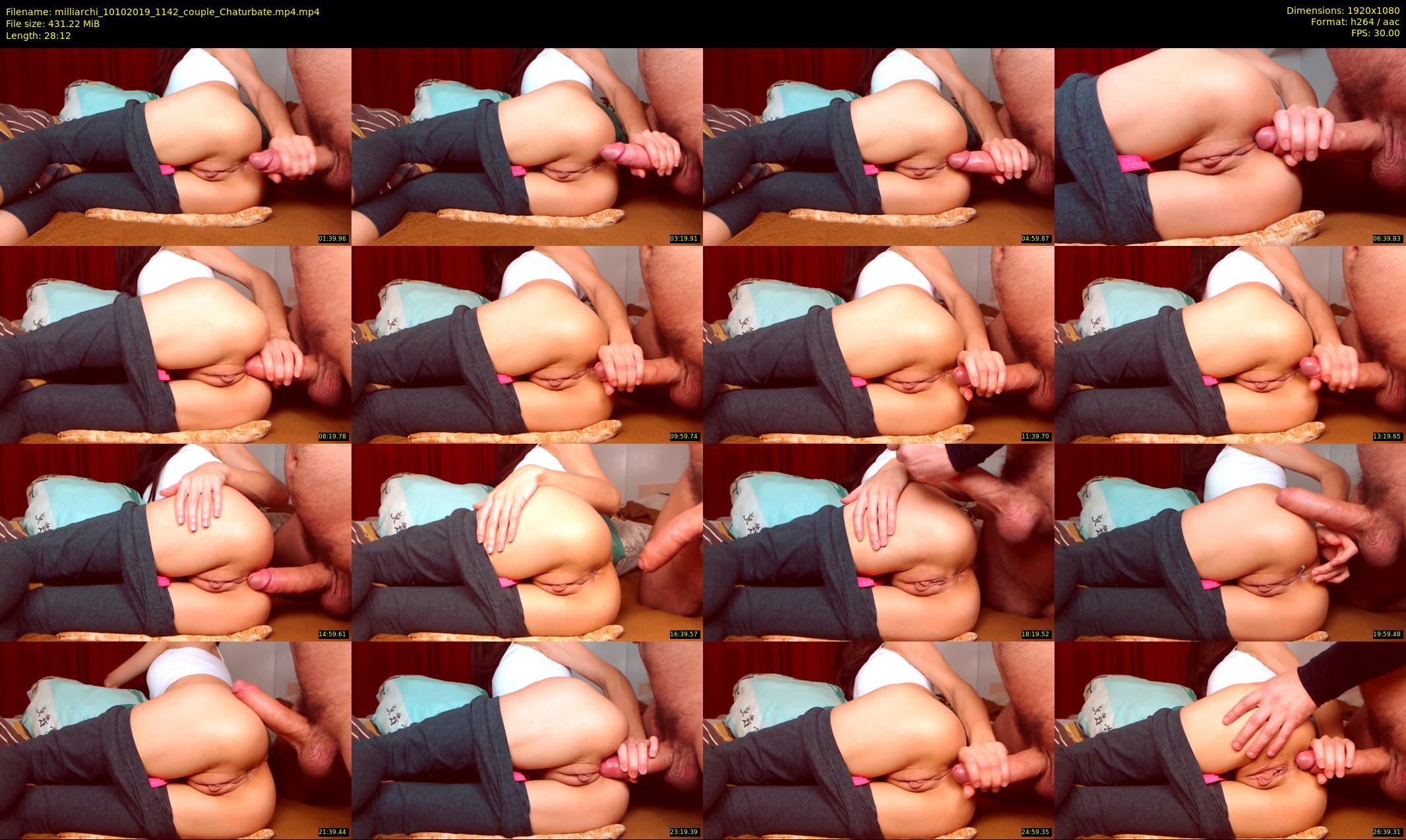 milliarchi — 29 minute Chaturbate couple cam show recording, 1080p, Oct 10, 2019