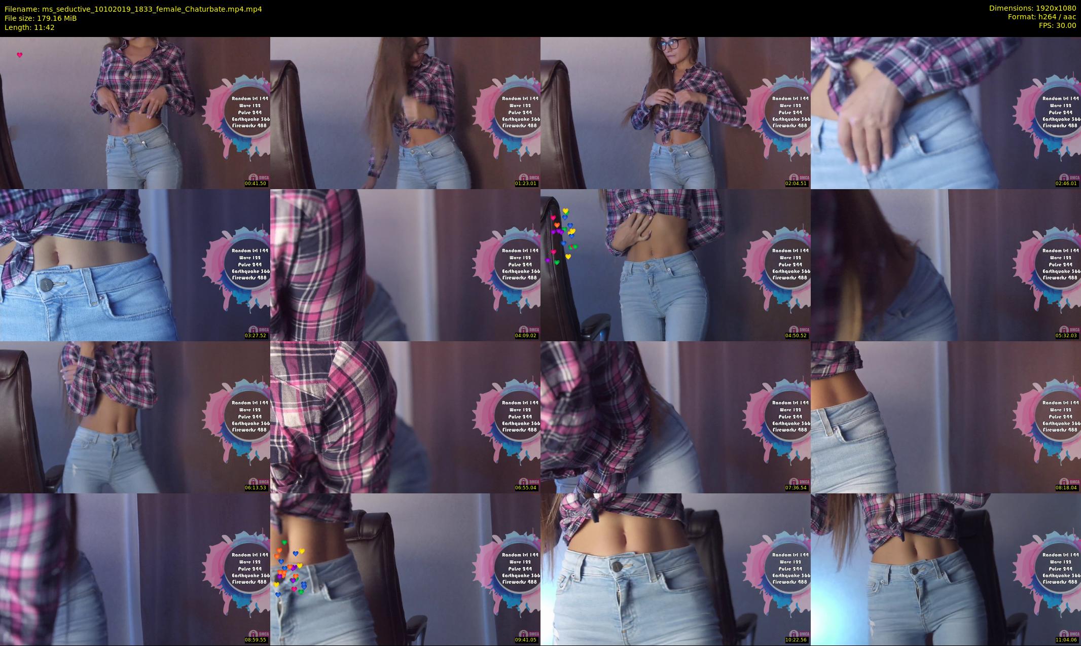 ms_seductive — 12 minute Chaturbate female cam show recording, 1080p, Oct 10, 2019