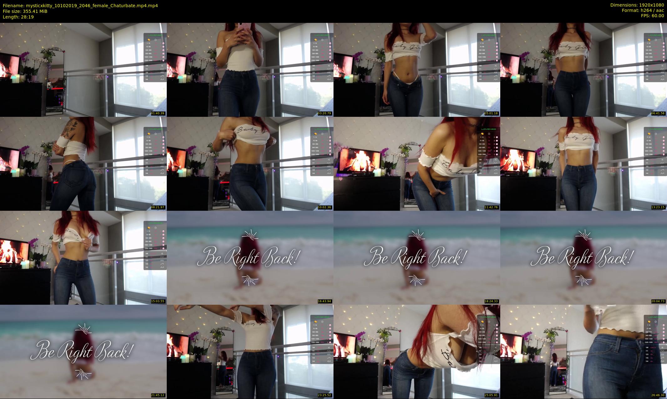 mysticxkitty — 29 minute Chaturbate female cam show recording, 1080p, Oct 10, 2019