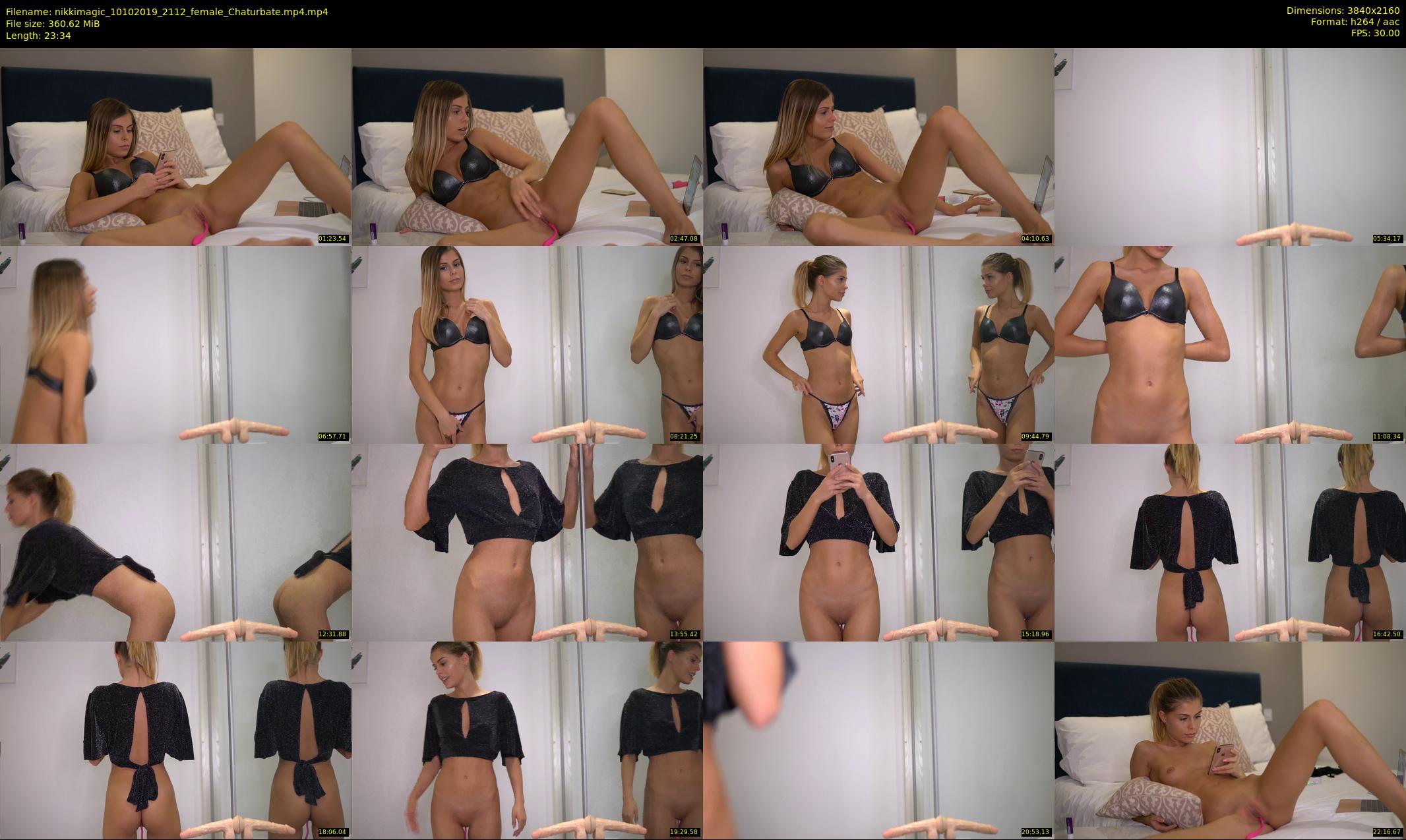 nikkimagic — 24 minute Chaturbate female cam show recording, 4K, Oct 10, 2019