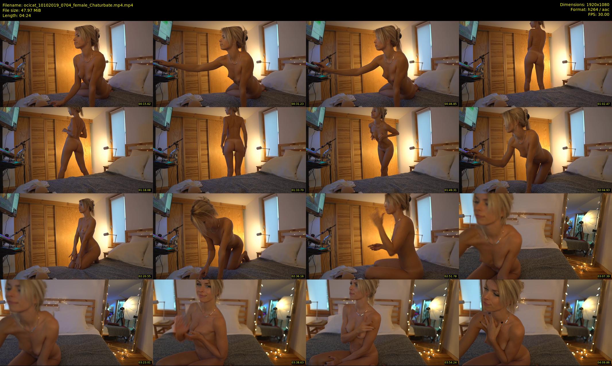 ocicat — 5 minute Chaturbate female cam show recording, 1080p, Oct 10, 2019