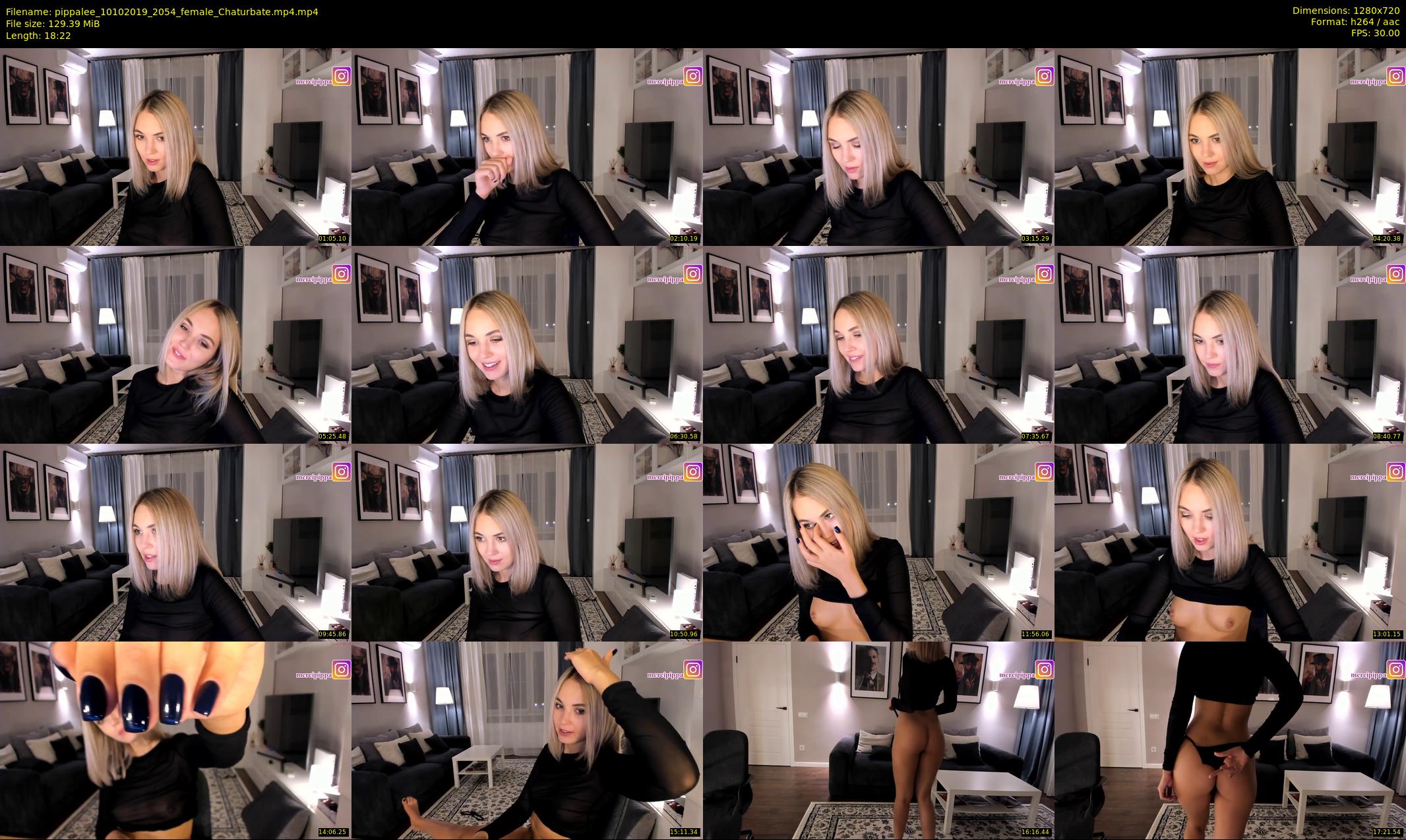 pippalee — 19 minute Chaturbate female cam show recording, 720p, Oct 10, 2019