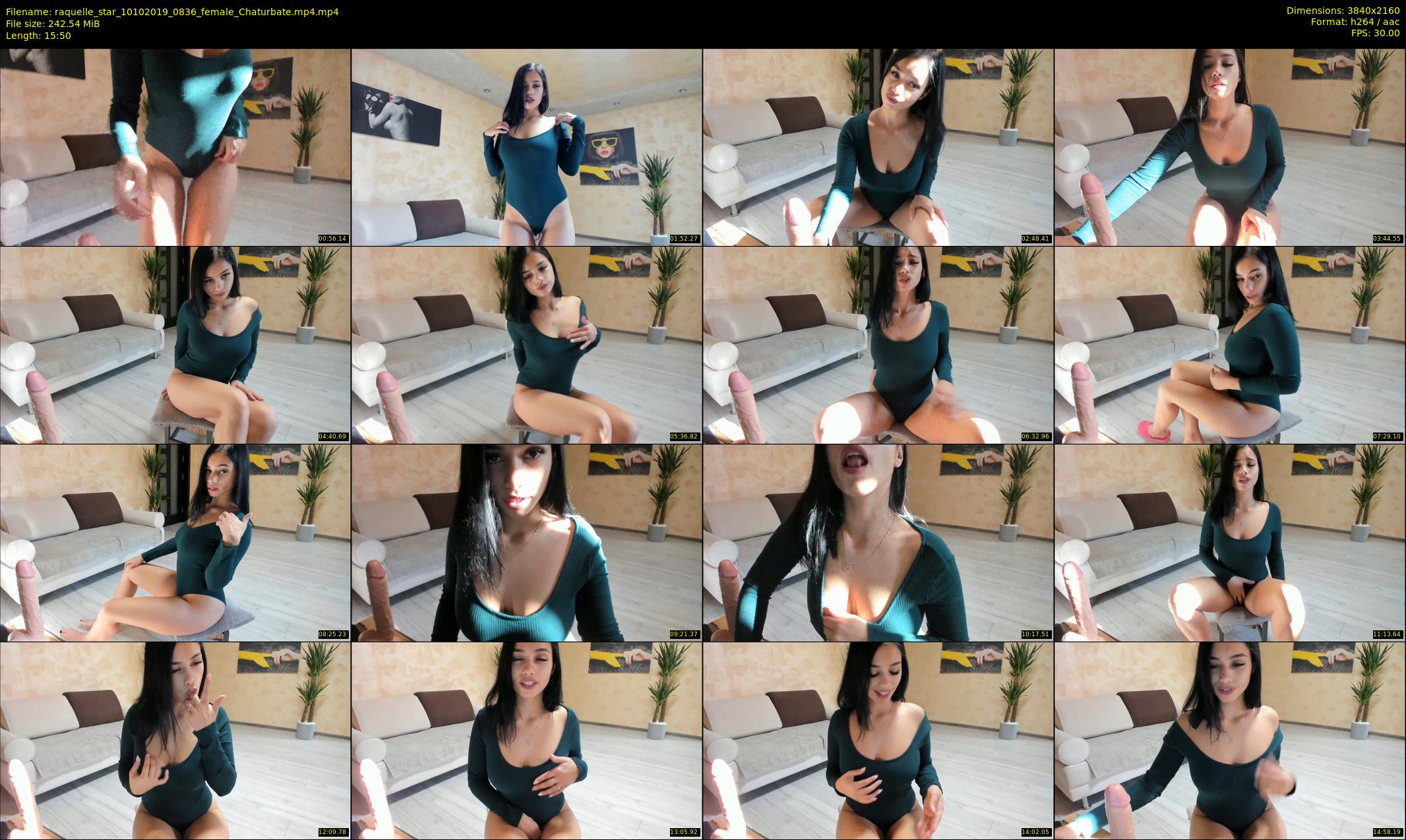 raquelle_star — 16 minute Chaturbate couple cam show recording, 4K, Oct 10, 2019