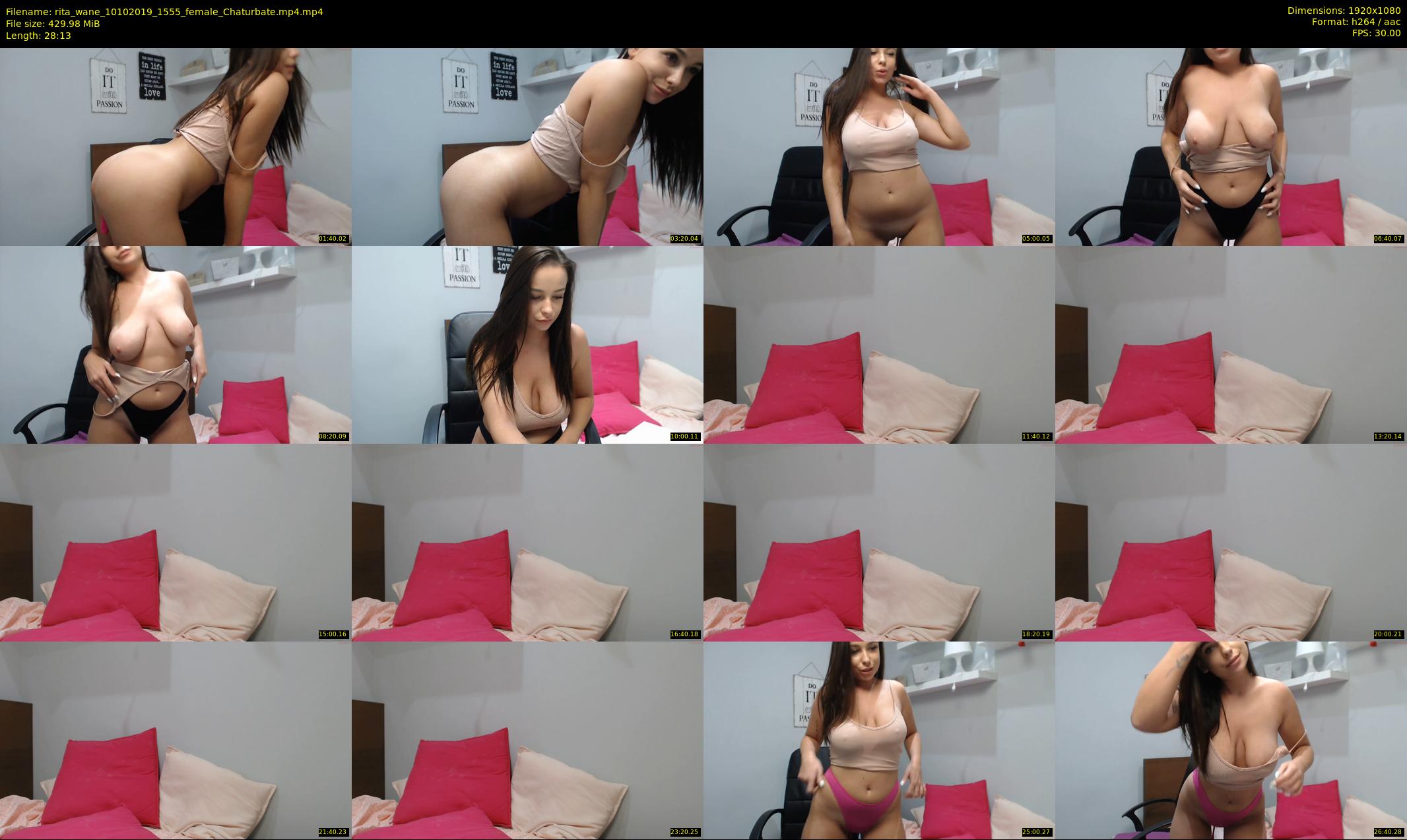 rita_wane — 29 minute Chaturbate female cam show recording, 1080p, Oct 10, 2019