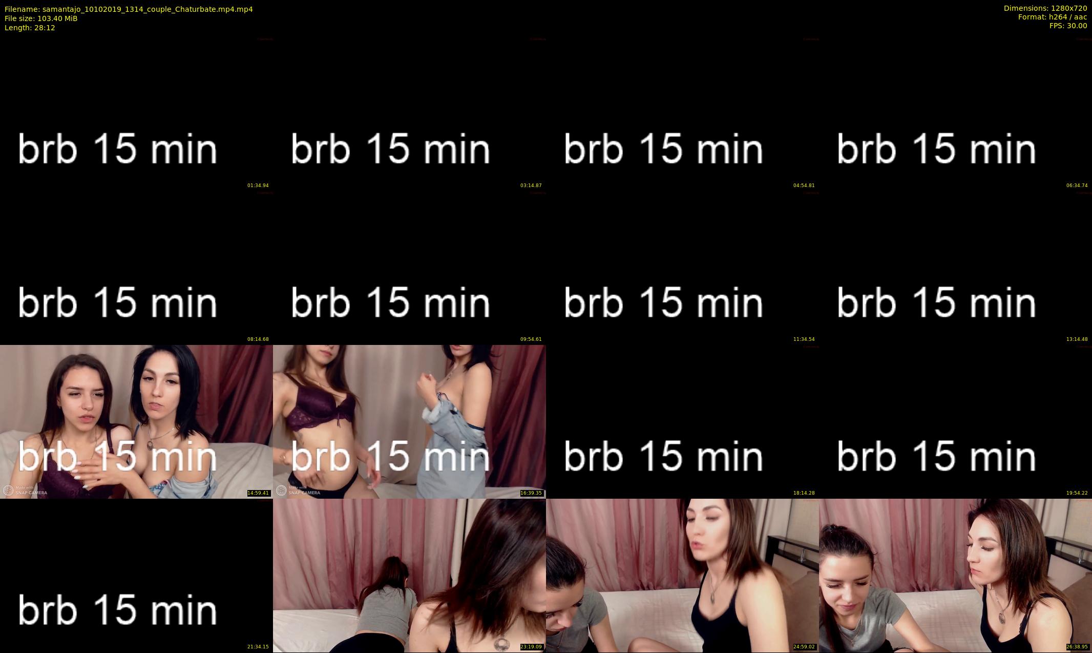 samantajo — 29 minute Chaturbate female cam show recording, 720p, Oct 10, 2019