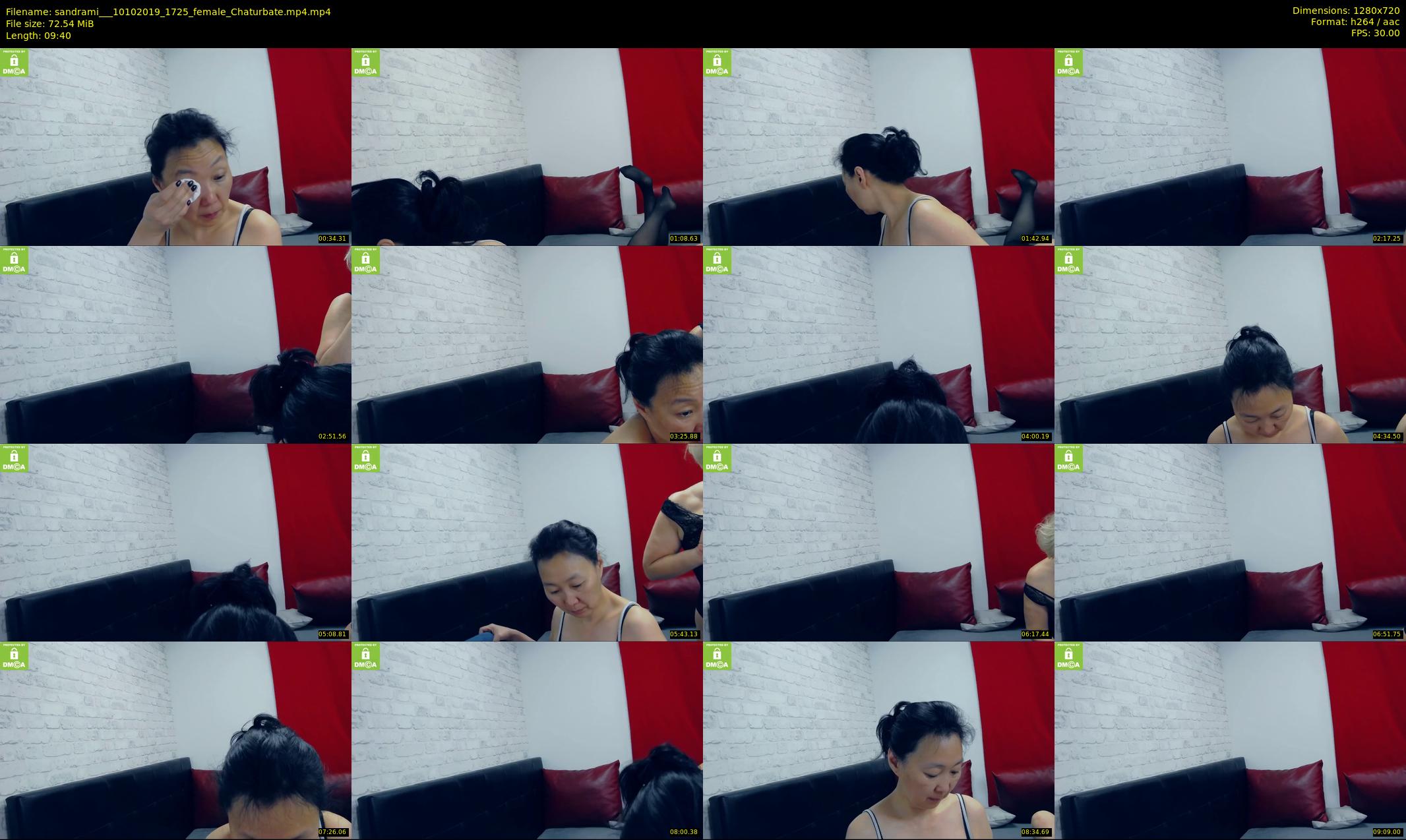 sandrami__ — 10 minute Chaturbate female cam show recording, 720p, Oct 10, 2019