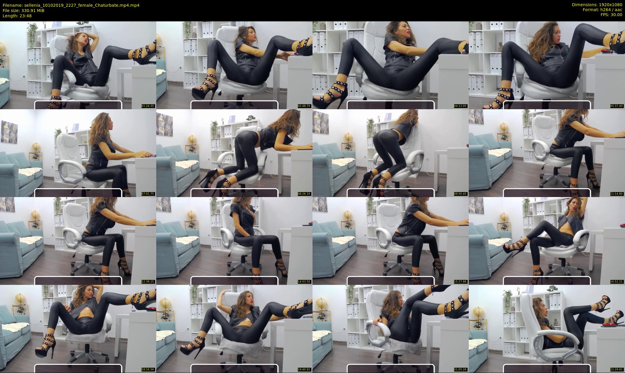 sellenia — 24 minute Chaturbate female cam show recording, 1080p, Oct 10, 2019