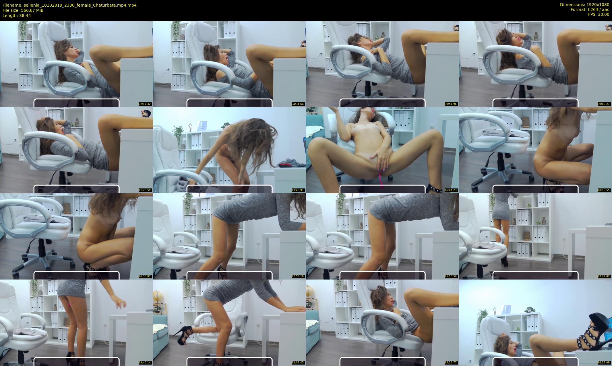 sellenia — 39 minute Chaturbate female cam show recording, 1080p, Oct 10, 2019