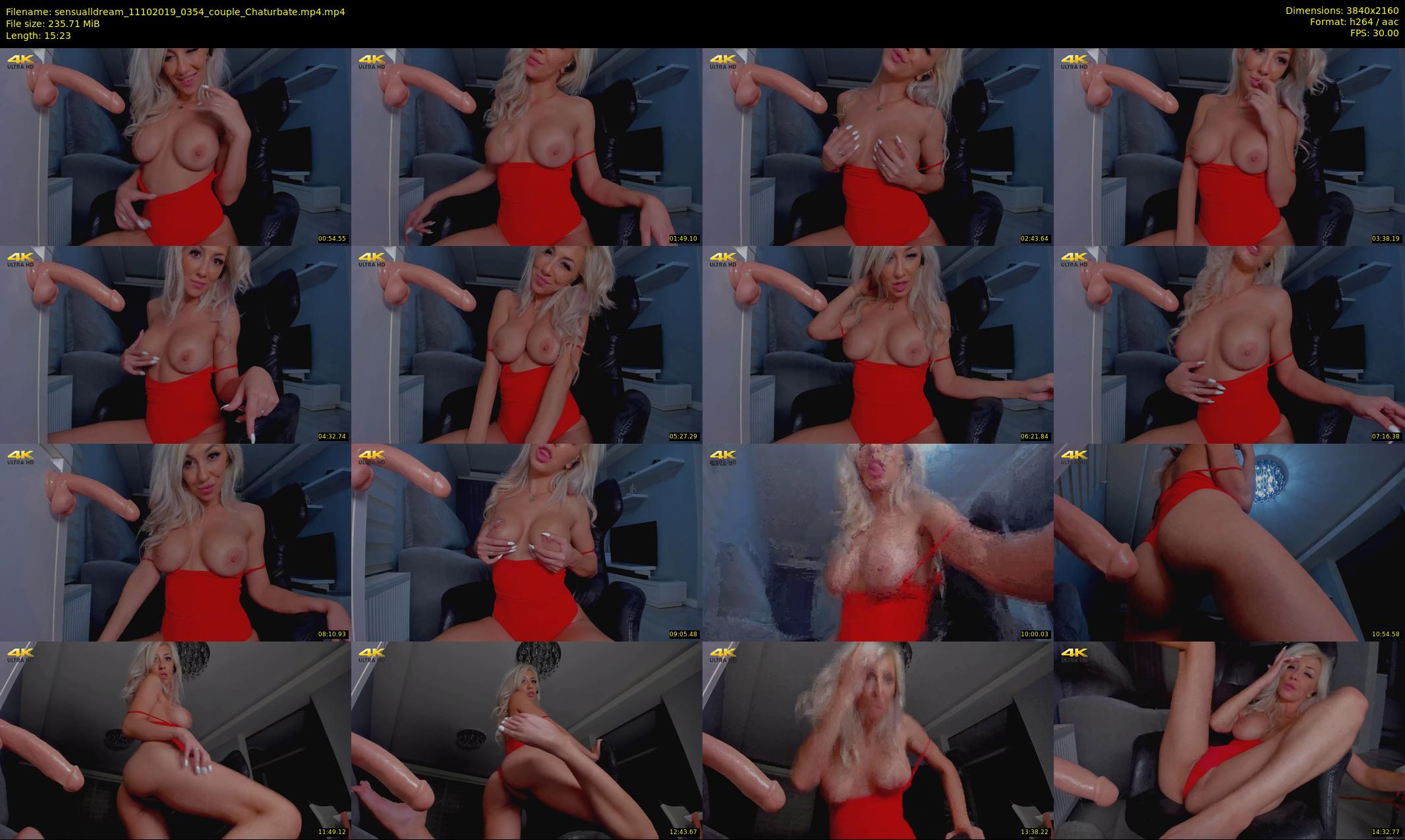 sensualldream — 16 minute Chaturbate female cam show recording, 4K, Oct 11, 2019