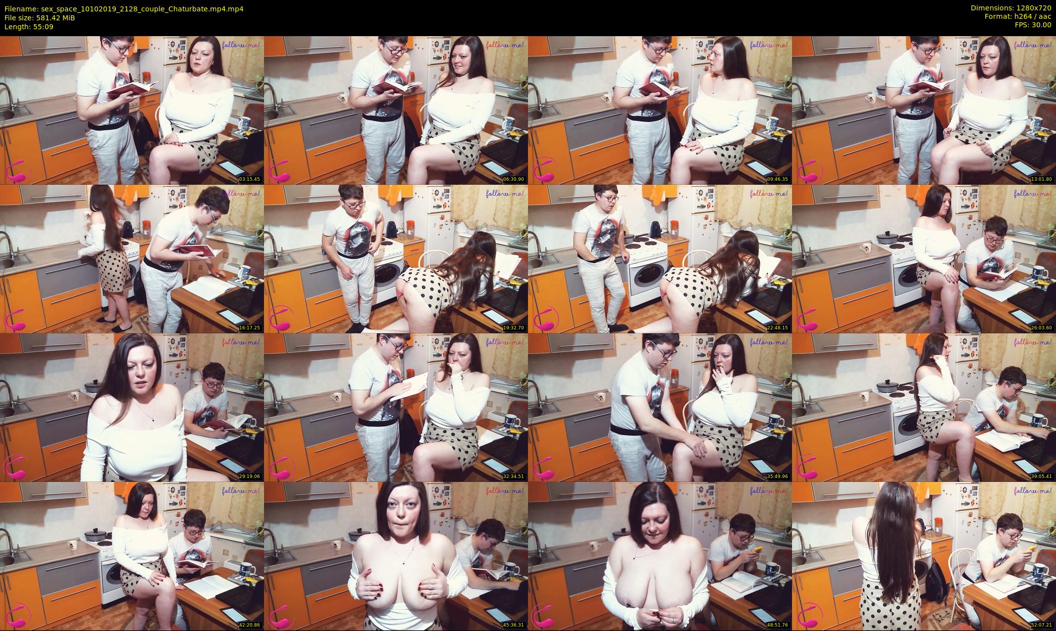 sex_space — 56 minute Chaturbate couple cam show recording, 720p, Oct 10, 2019