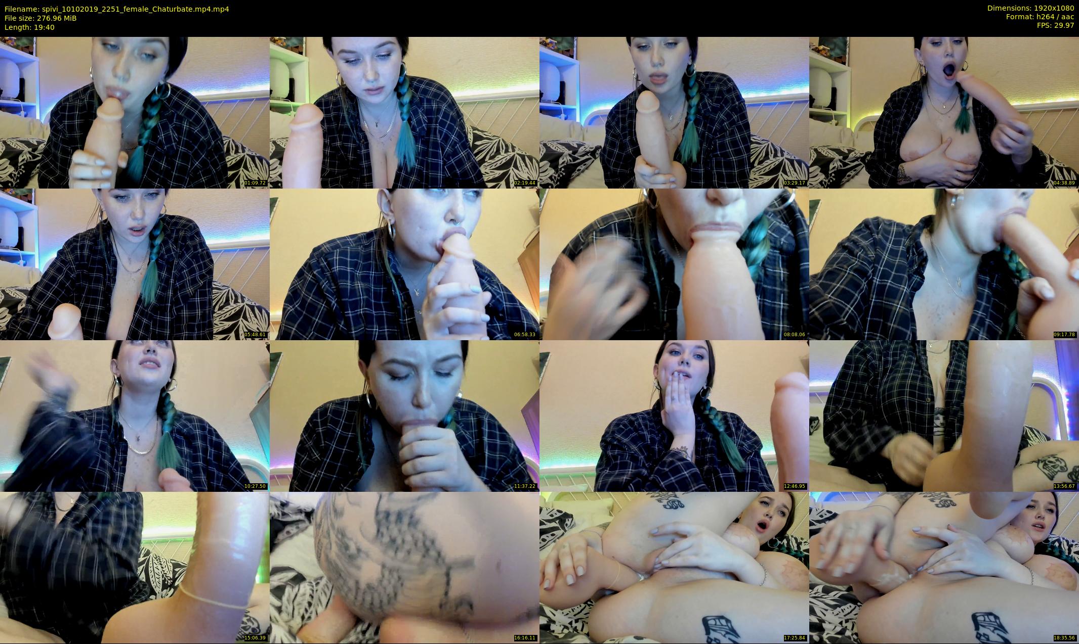 spivi — 20 minute Chaturbate female cam show recording, 1080p, Oct 10, 2019