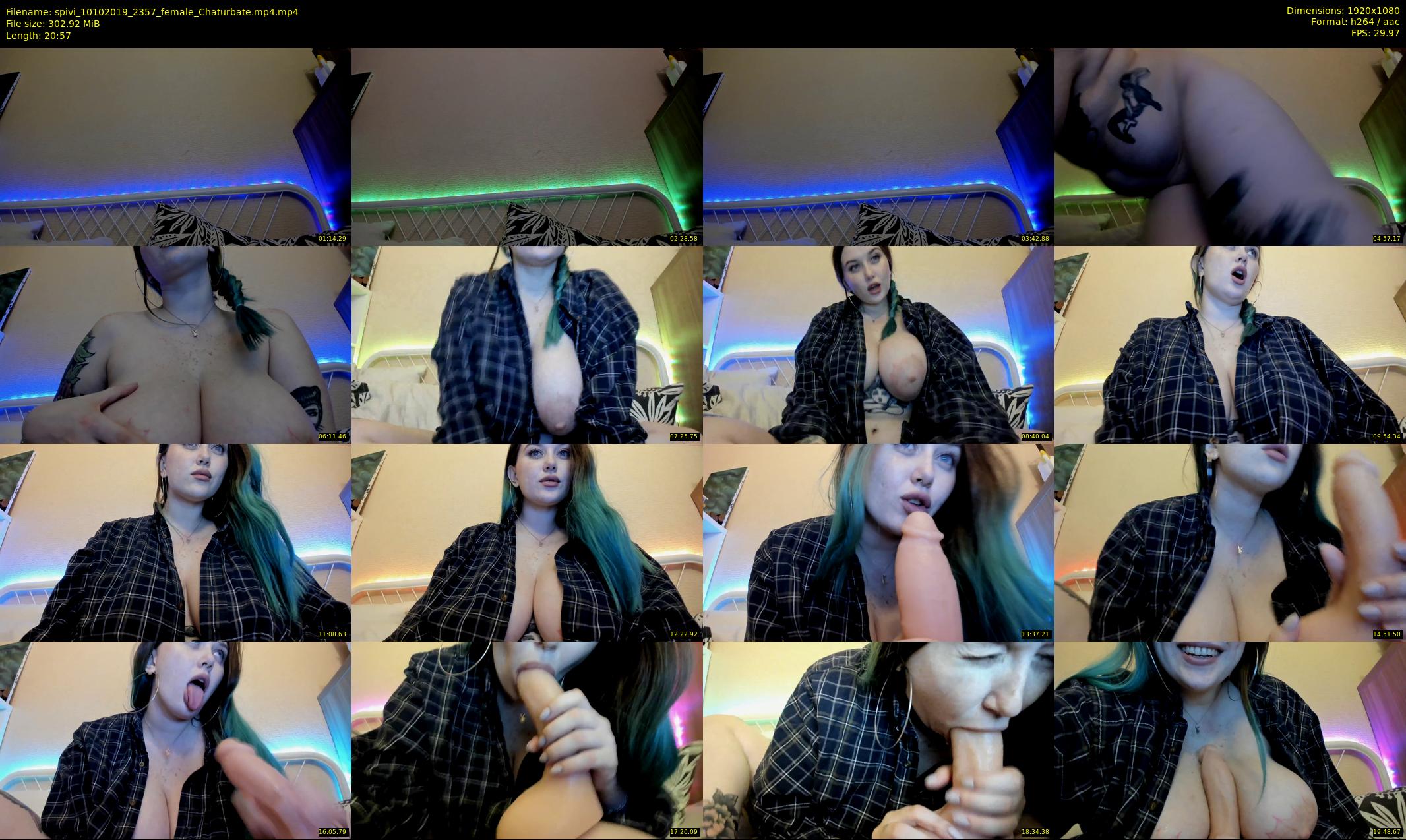 spivi — 21 minute Chaturbate female cam show recording, 1080p, Oct 10, 2019