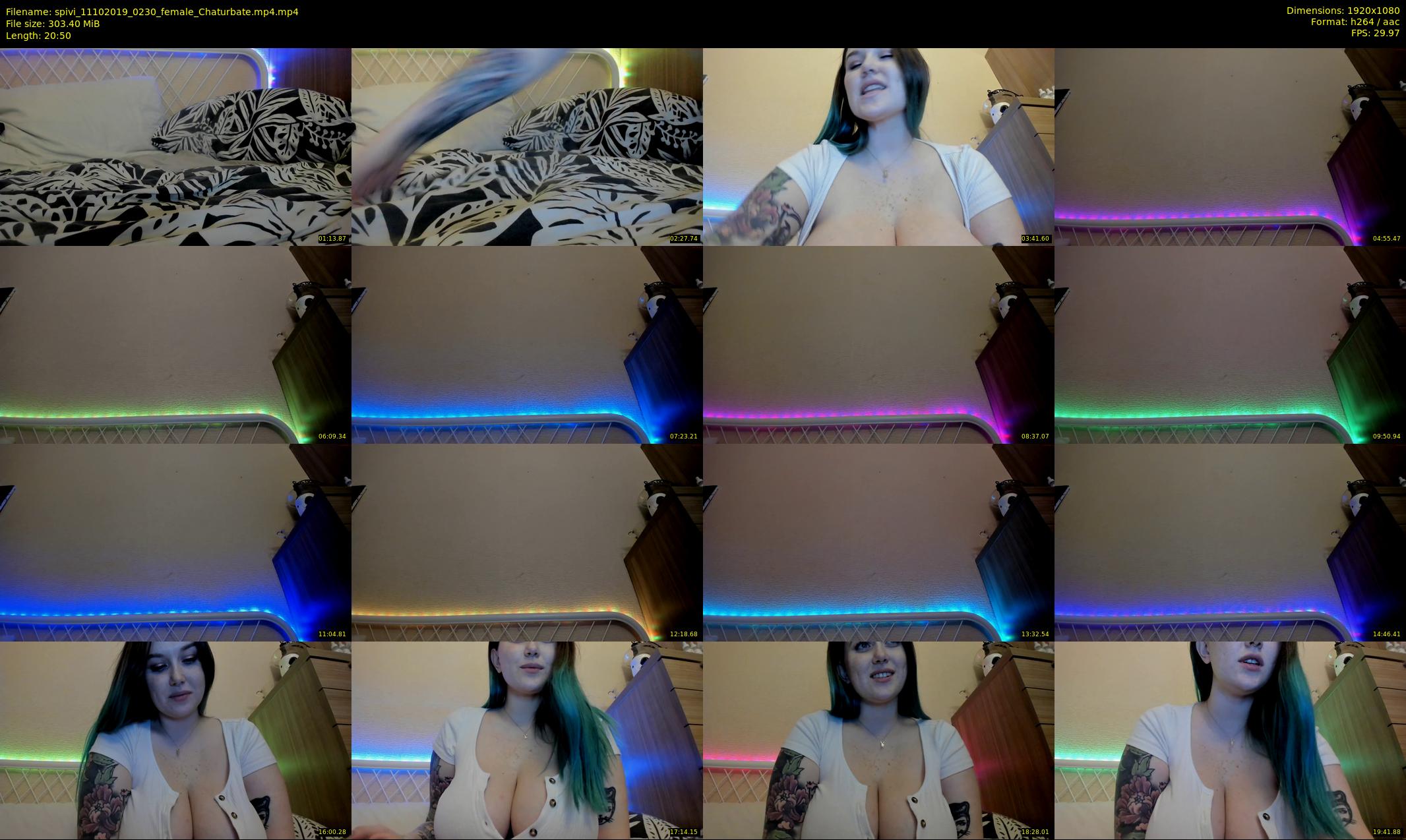 spivi — 21 minute Chaturbate female cam show recording, 1080p, Oct 11, 2019