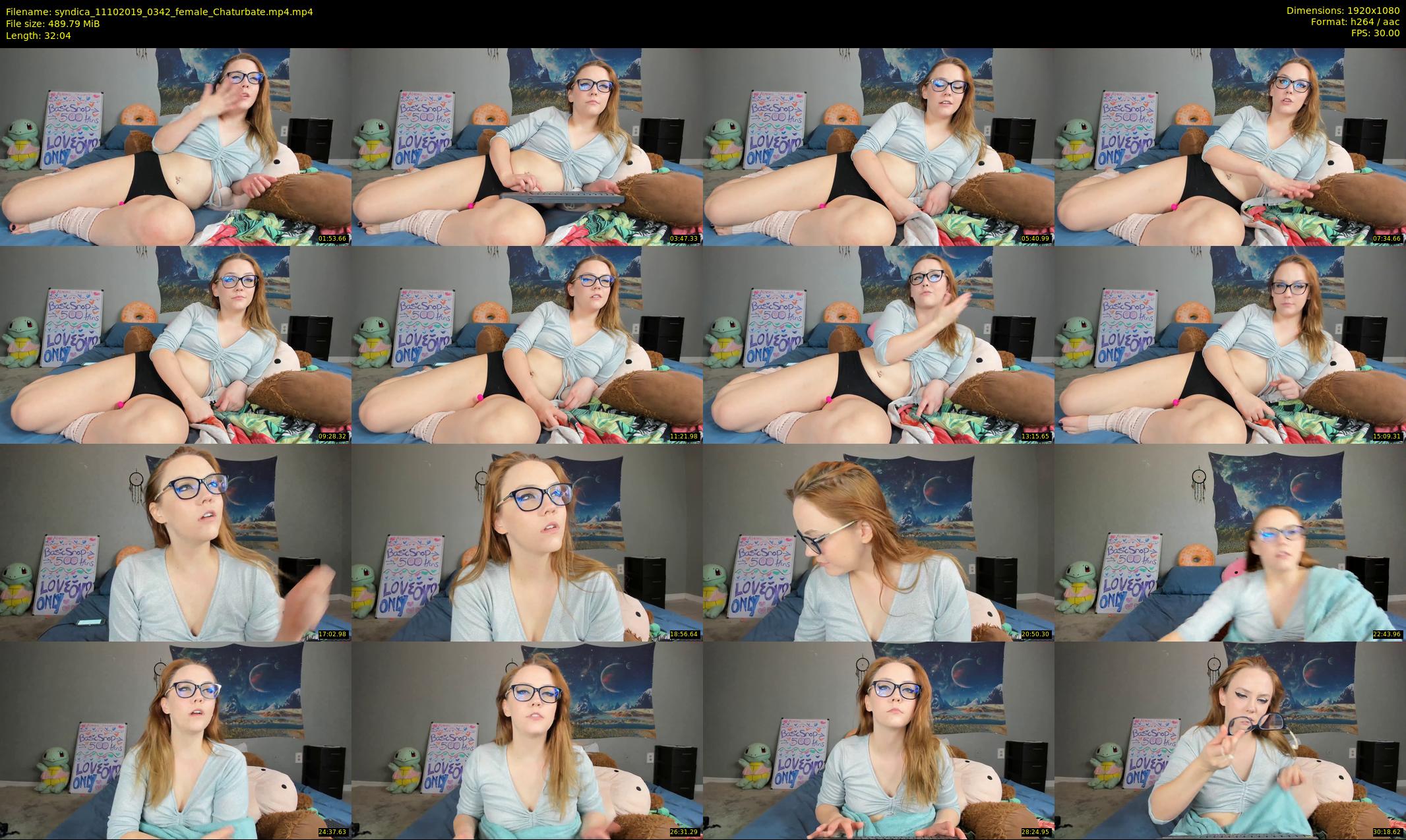 syndica — 33 minute Chaturbate female cam show recording, 1080p, Oct 11, 2019