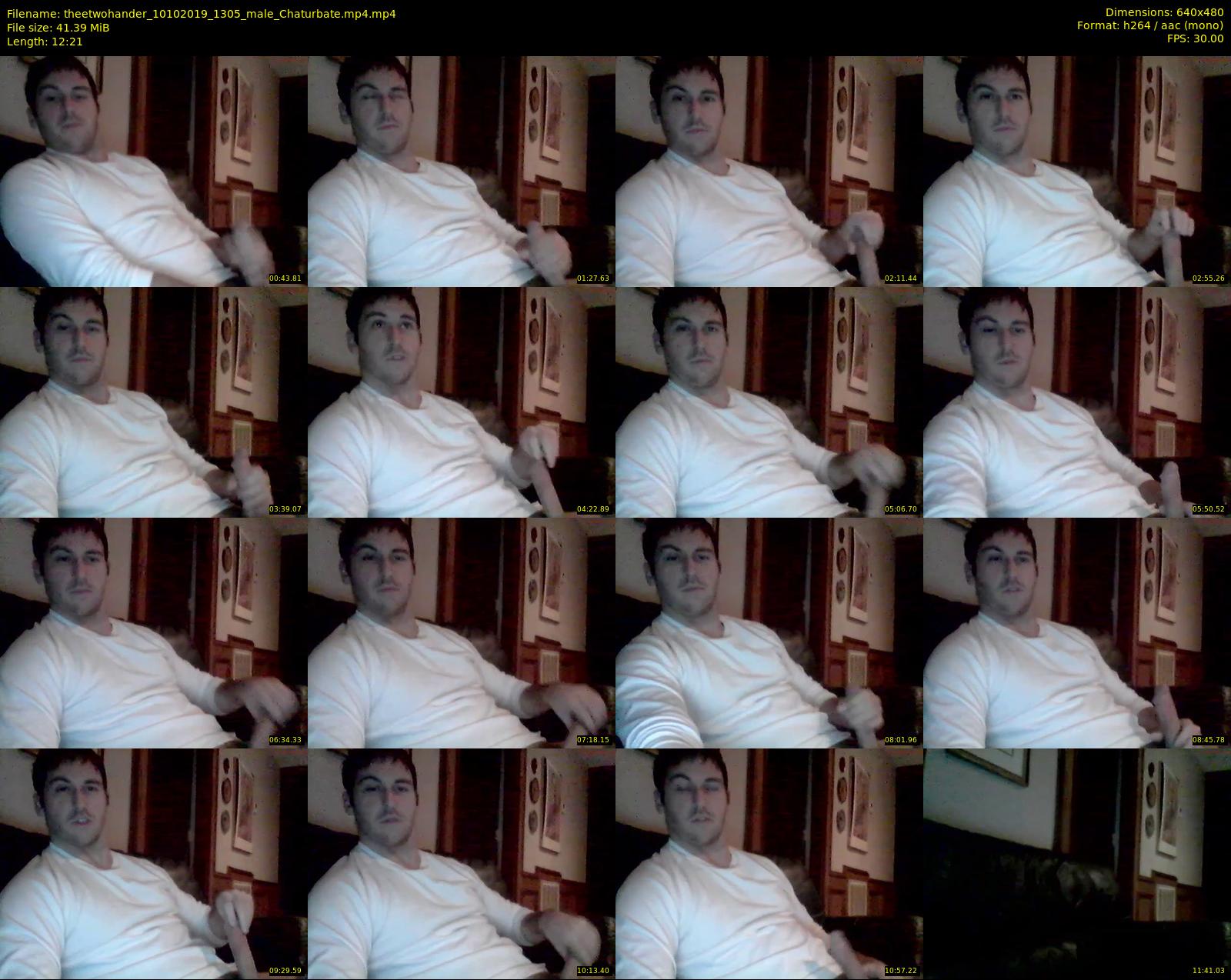 theetwohander — 13 minute Chaturbate male cam show recording, 480p, Oct 10, 2019