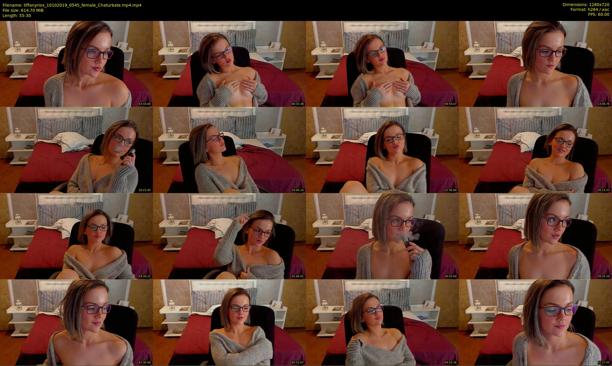 tiffanyriox — 56 minute Chaturbate female cam show recording, 720p, Oct 10, 2019