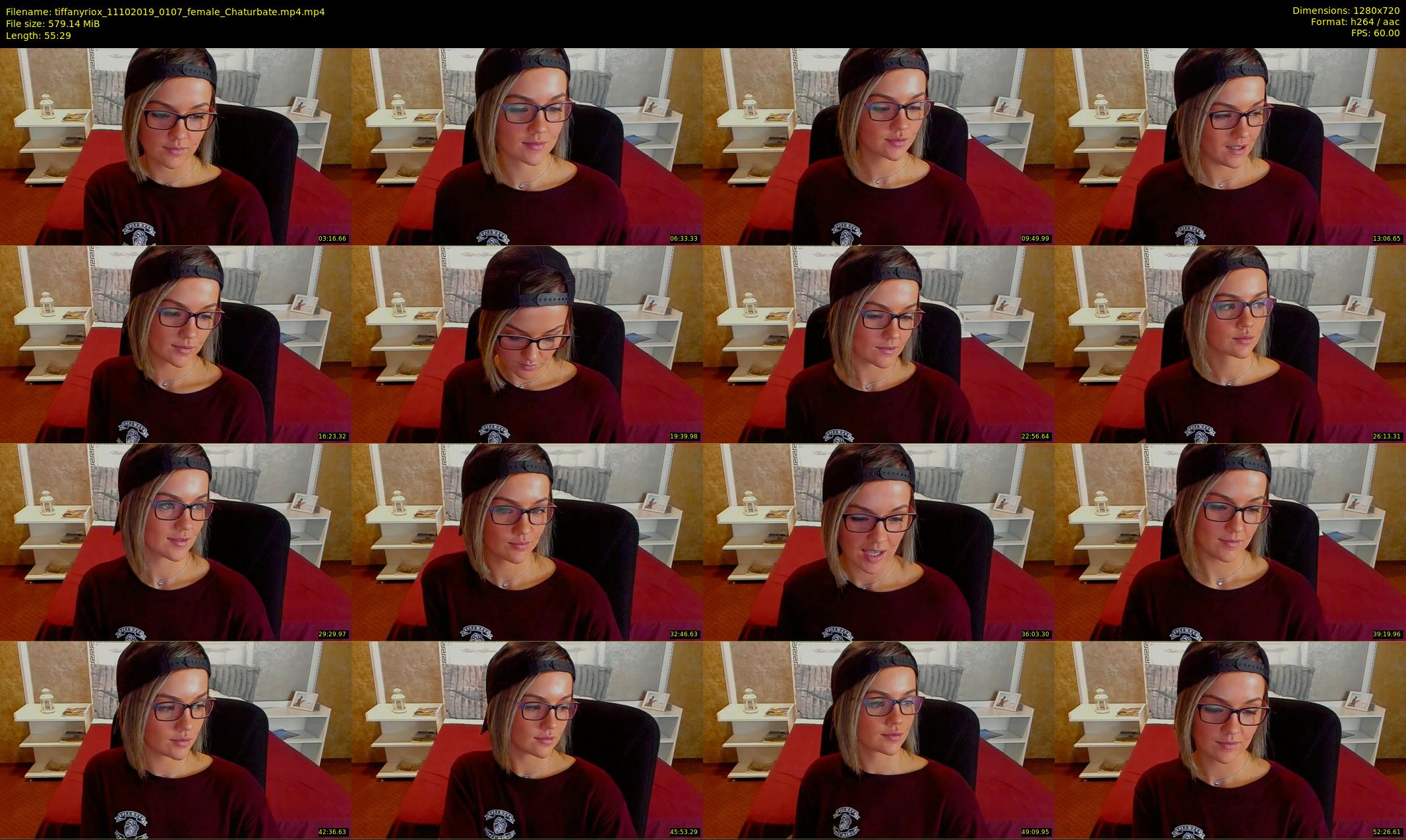 tiffanyriox — 56 minute Chaturbate female cam show recording, 720p, Oct 11, 2019