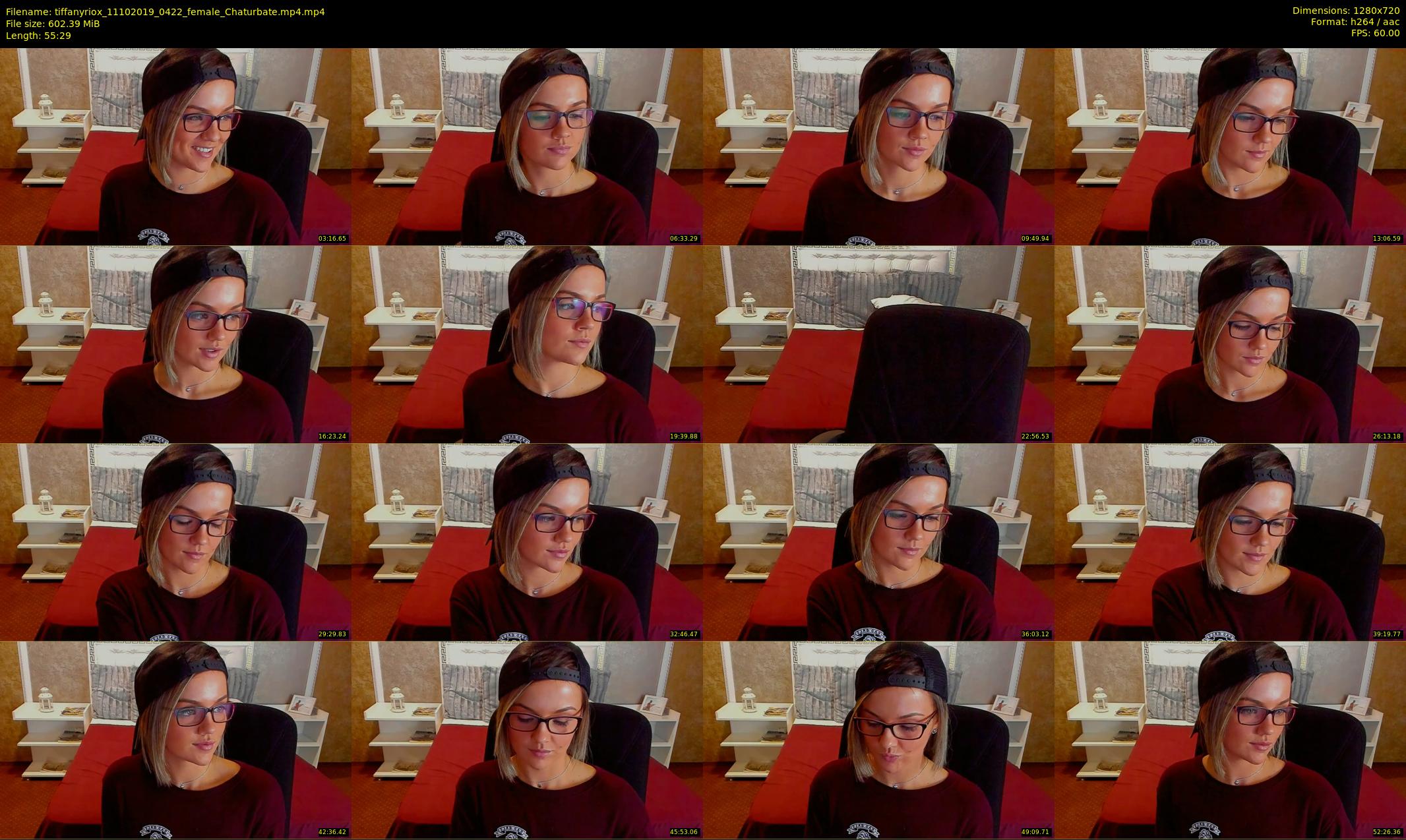 tiffanyriox — 56 minute Chaturbate female cam show recording, 720p, Oct 11, 2019