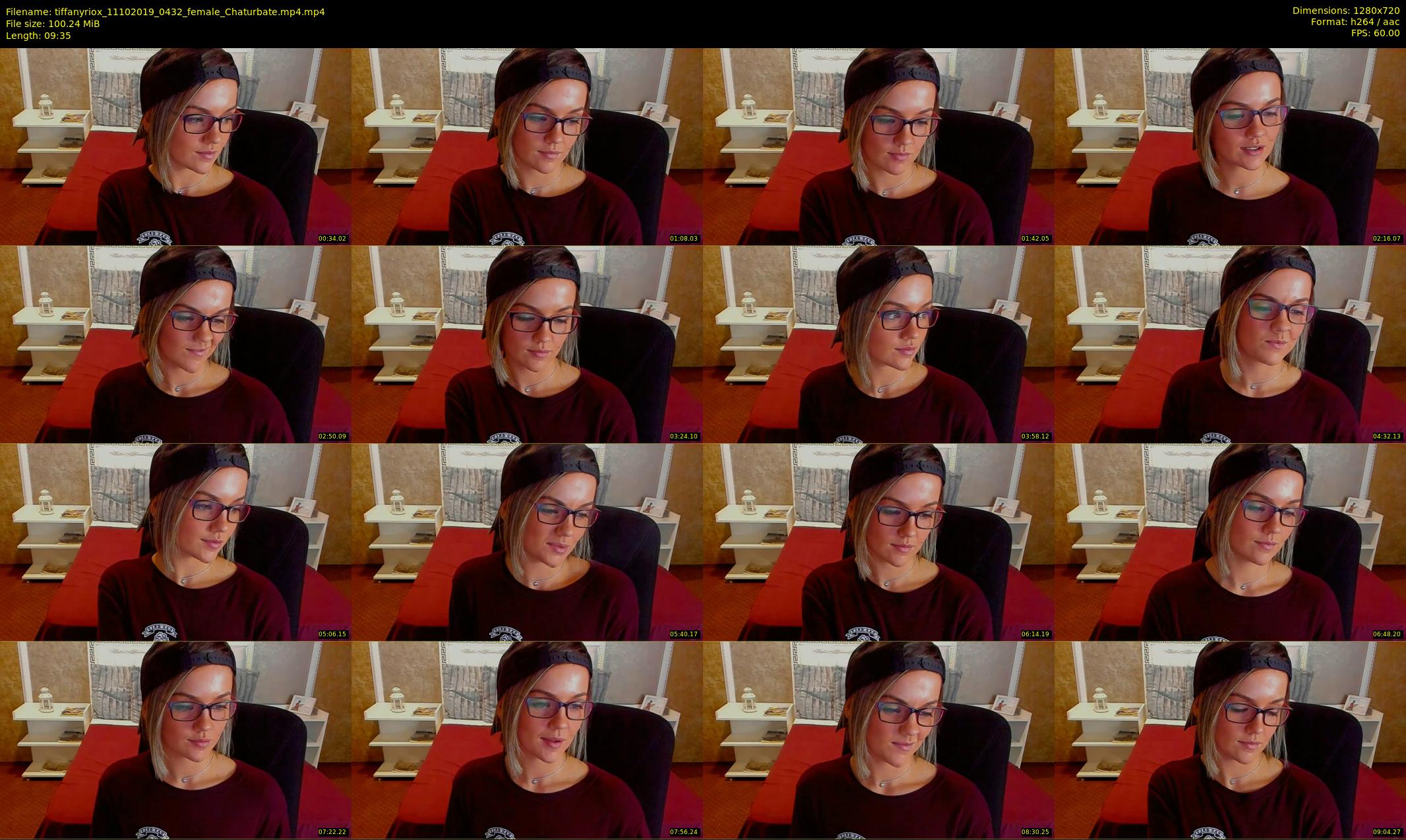 tiffanyriox — 10 minute Chaturbate female cam show recording, 720p, Oct 11, 2019