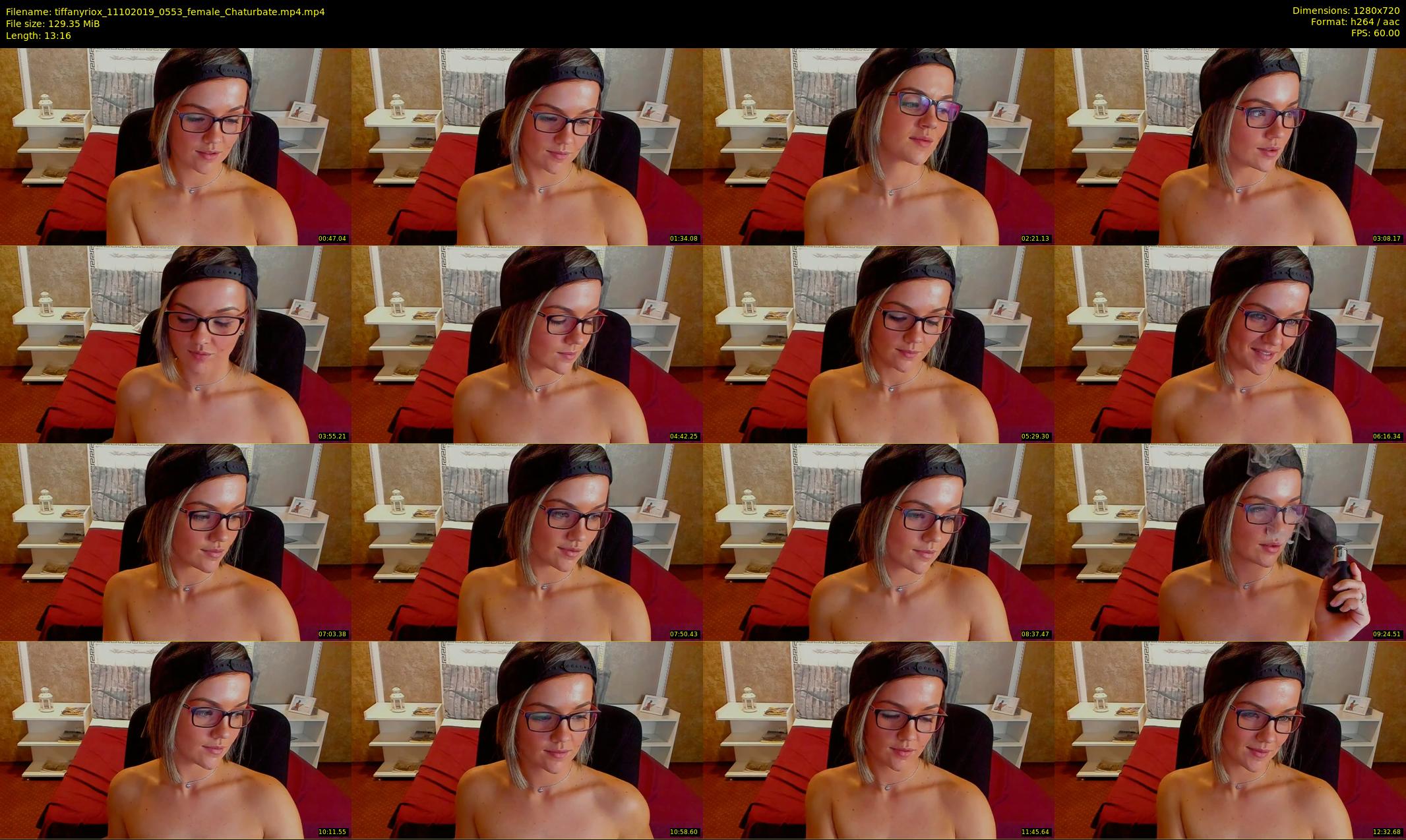 tiffanyriox — 14 minute Chaturbate female cam show recording, 720p, Oct 11, 2019