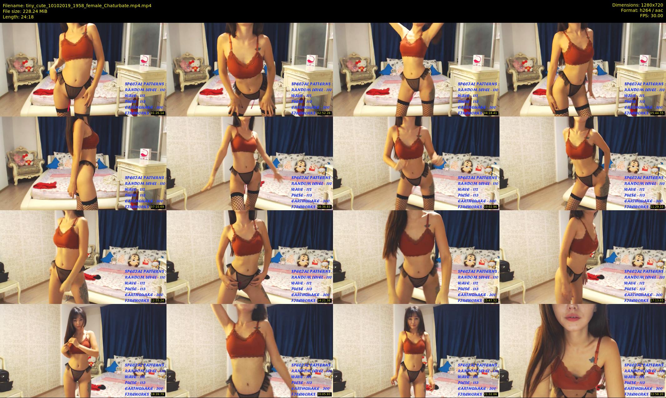 tiny_cute — 25 minute Chaturbate female cam show recording, 720p, Oct 10, 2019