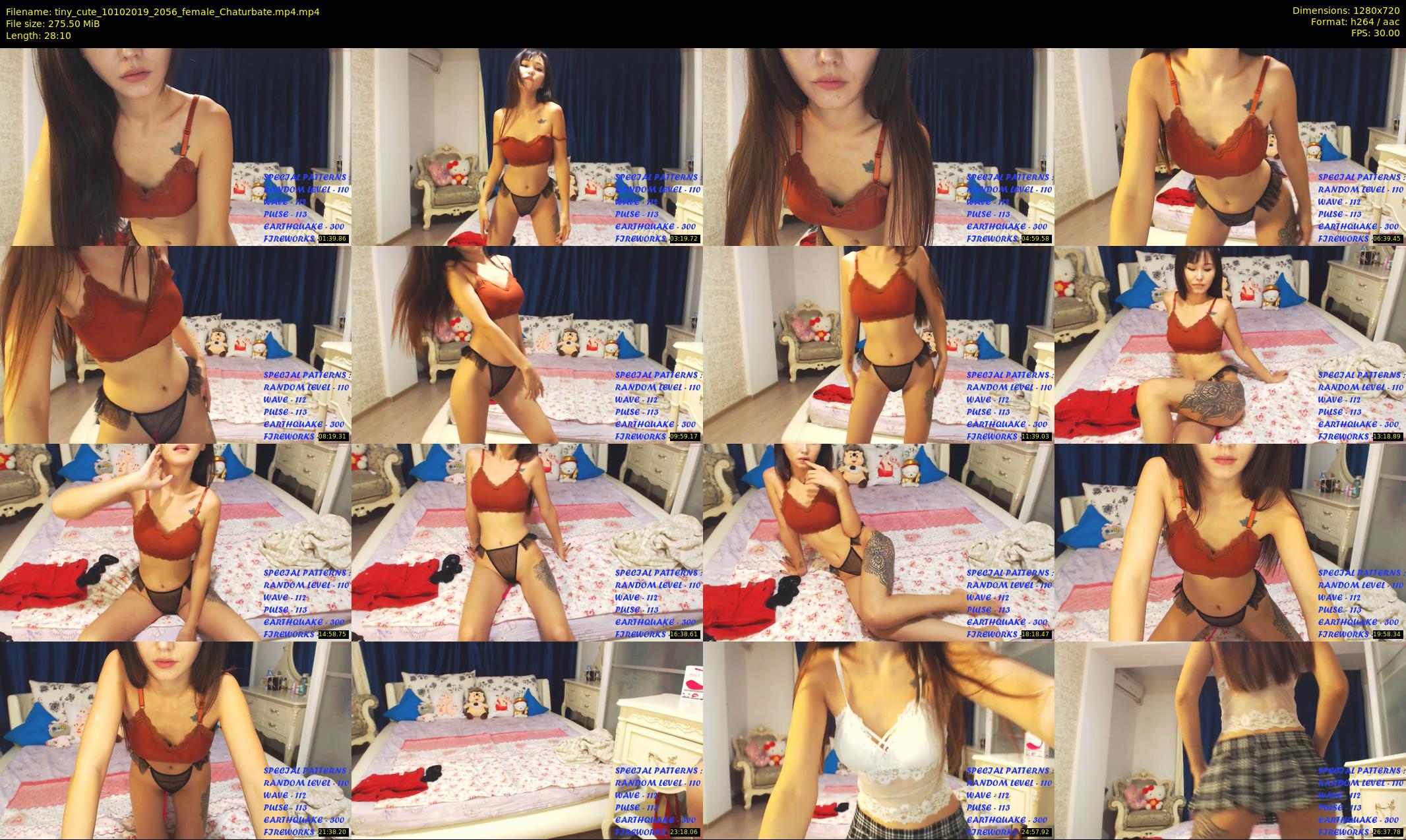 tiny_cute — 29 minute Chaturbate female cam show recording, 720p, Oct 10, 2019