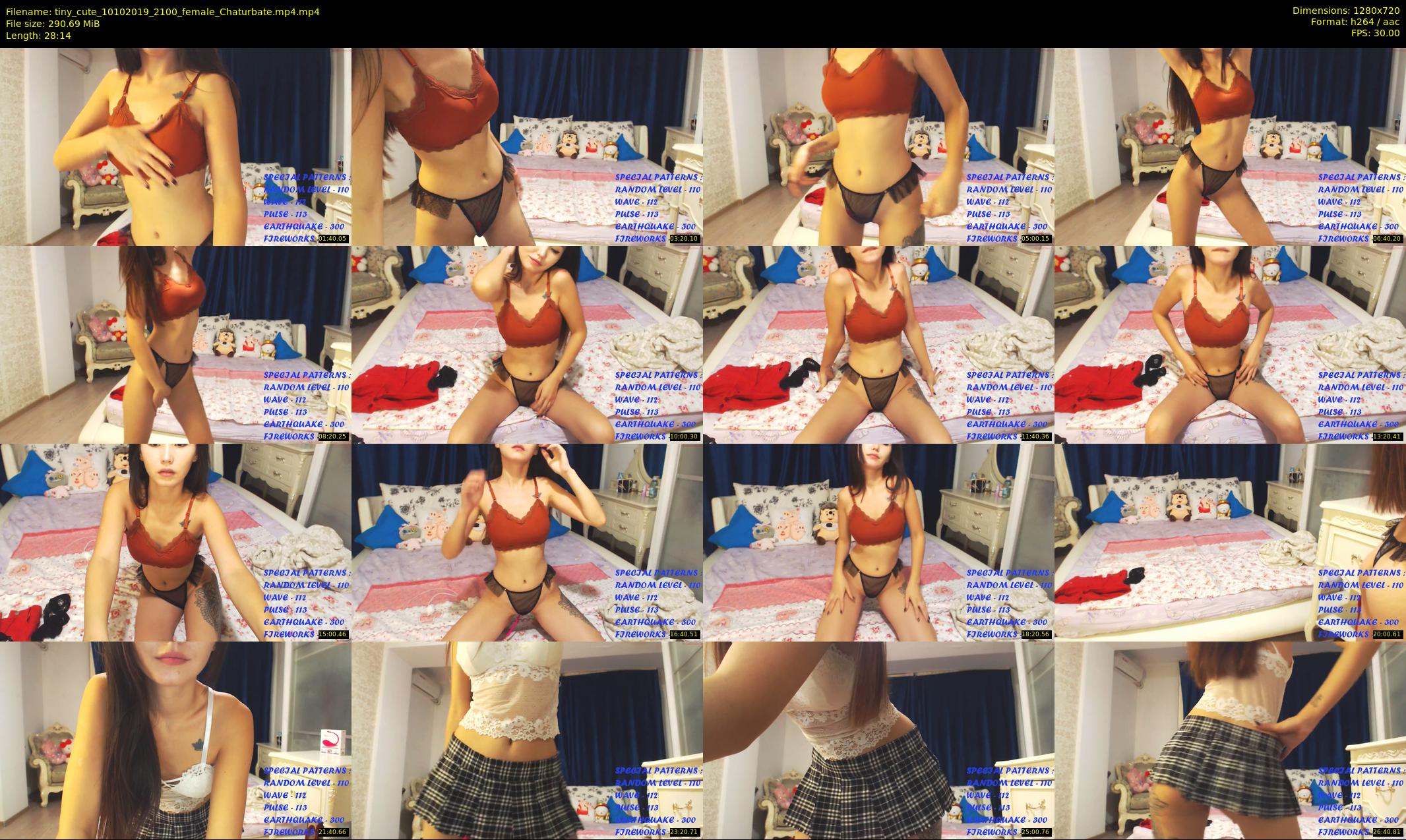 tiny_cute — 29 minute Chaturbate female cam show recording, 720p, Oct 10, 2019