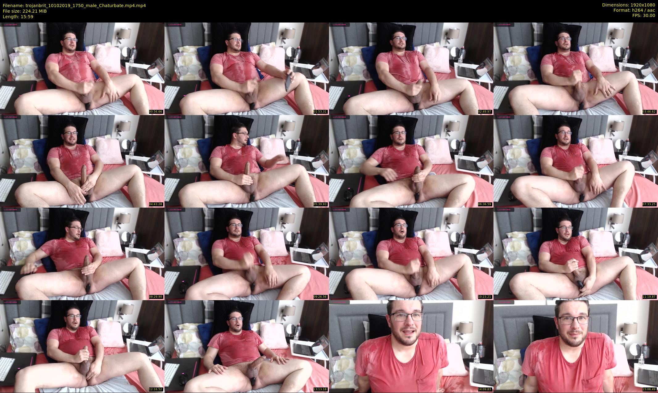 trojanbrit — 16 minute Chaturbate male cam show recording, 1080p, Oct 10, 2019