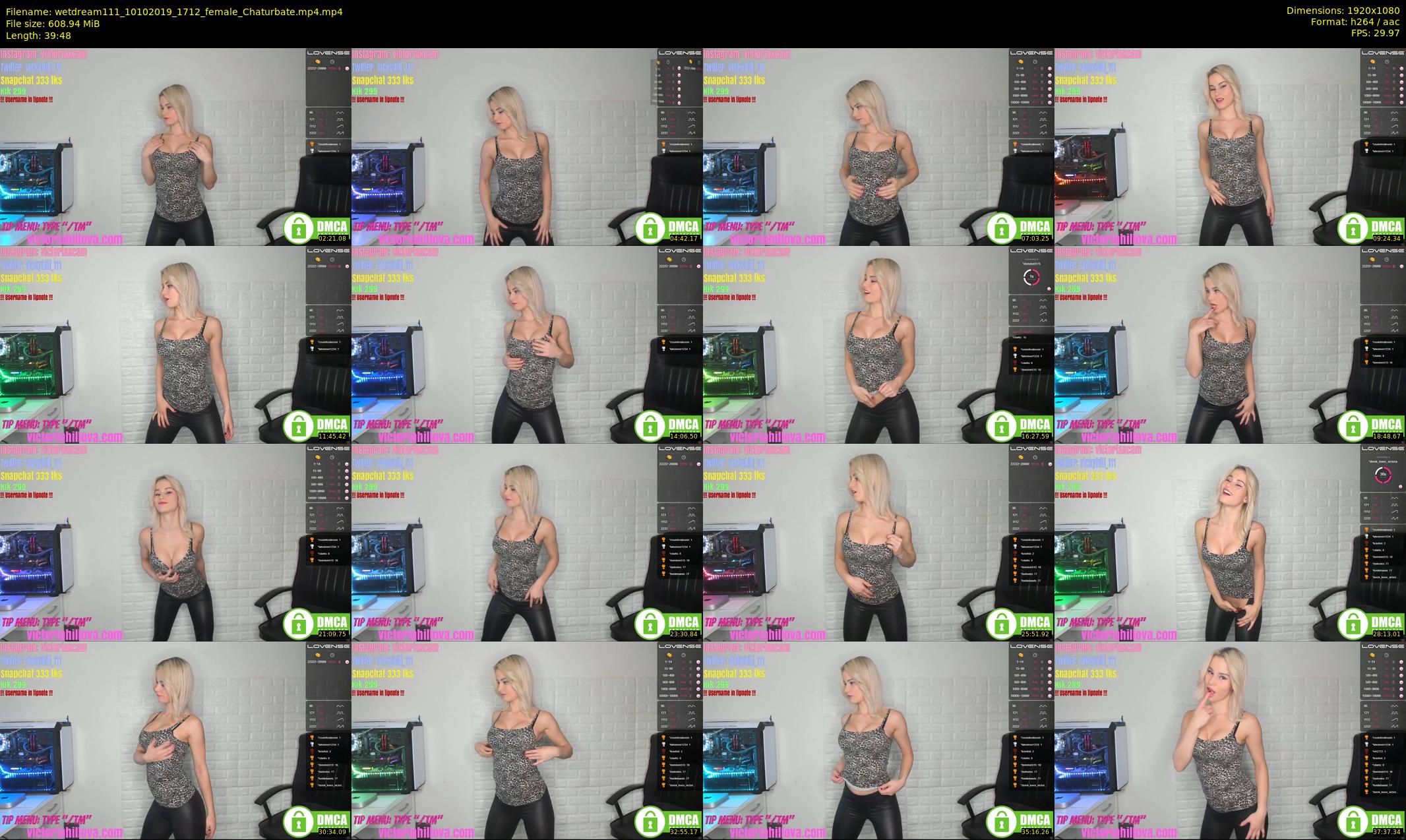wetdream111 — 40 minute Chaturbate couple cam show recording, 1080p, Oct 10, 2019