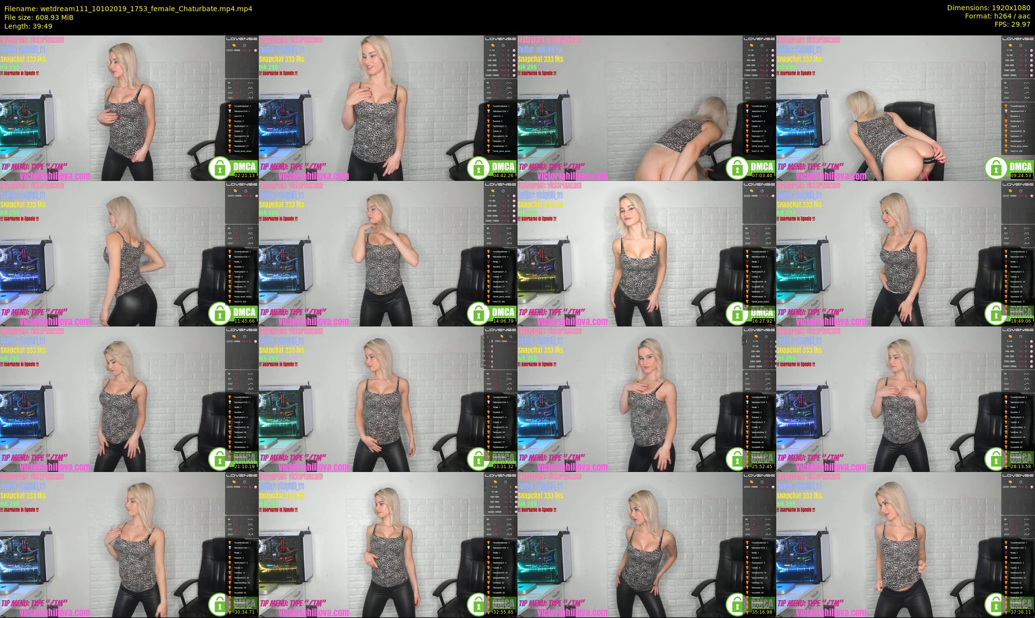 wetdream111 — 40 minute Chaturbate couple cam show recording, 1080p, Oct 10, 2019