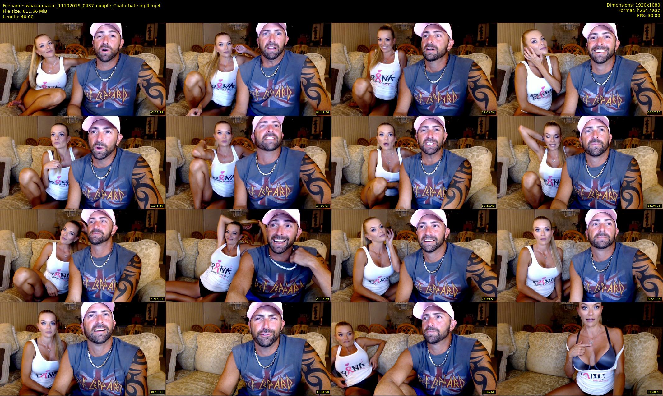 whaaaaaaaat — 40 minute Chaturbate couple cam show recording, 1080p, Oct 11, 2019