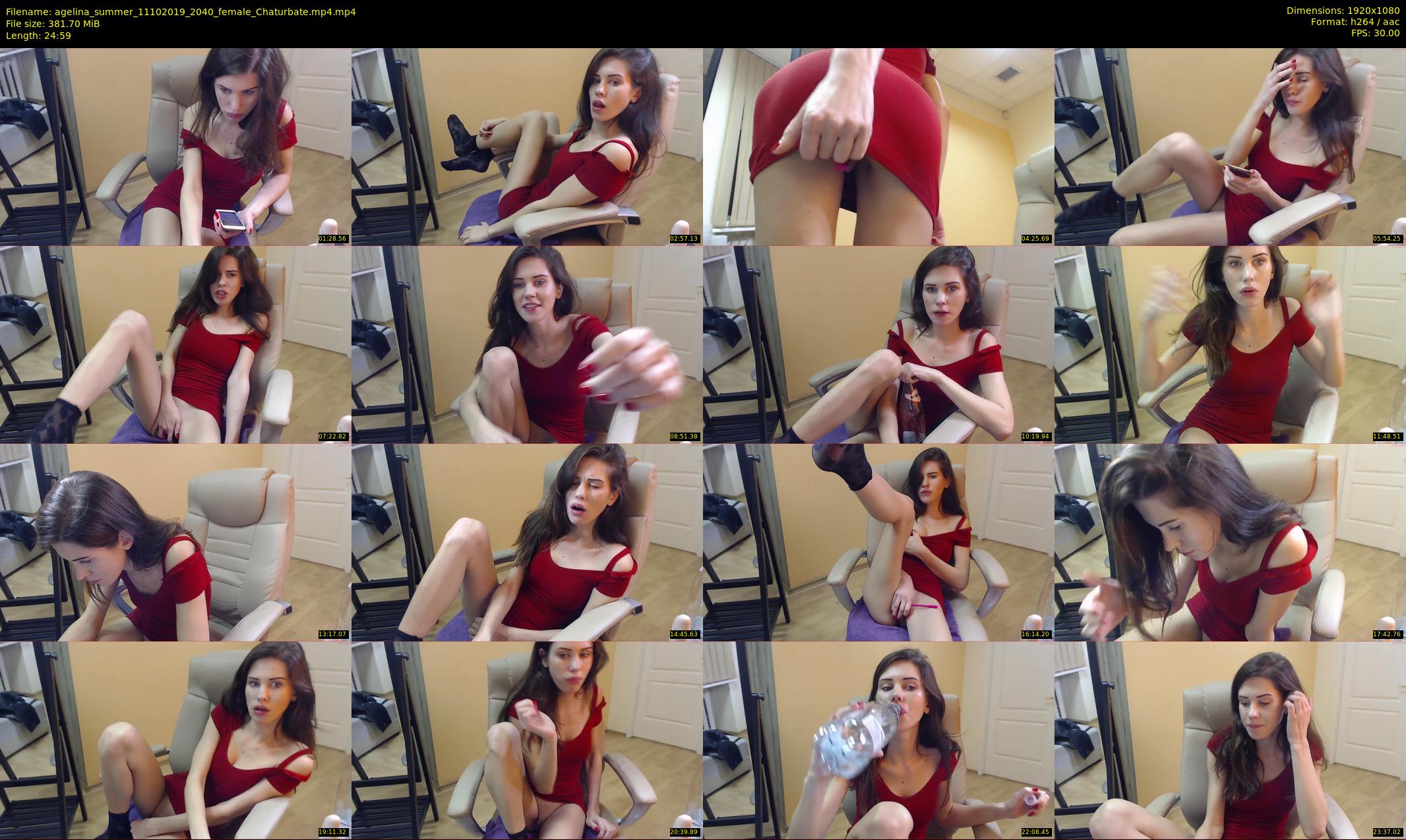 agelina_summer — 25 minute Chaturbate female cam show recording, 1080p, Oct 11, 2019