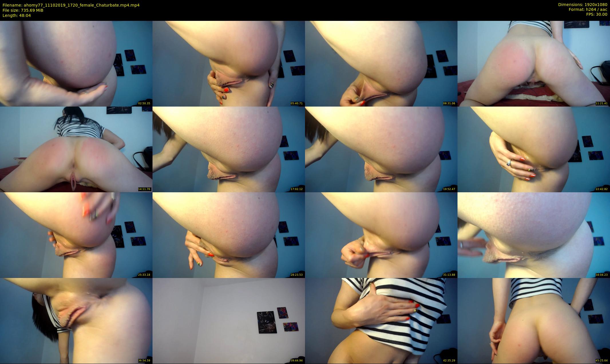 ahomy77 — 49 minute Chaturbate female cam show recording, 1080p, Oct 11, 2019