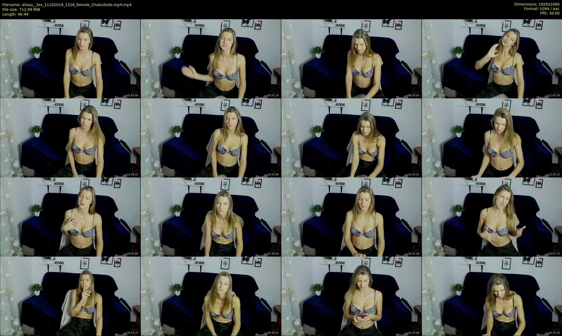 alisaa__fox — 47 minute Chaturbate female cam show recording, 1080p, Oct 11, 2019