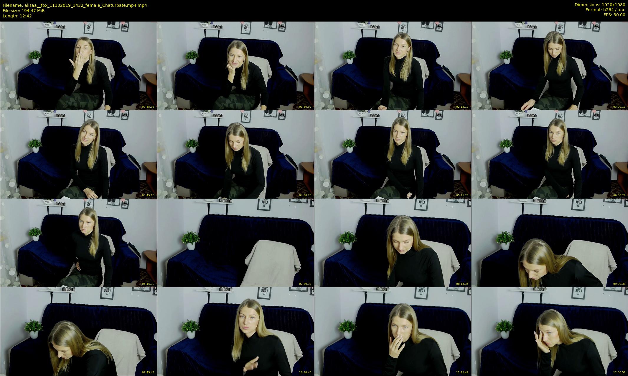 alisaa__fox — 13 minute Chaturbate female cam show recording, 1080p, Oct 11, 2019
