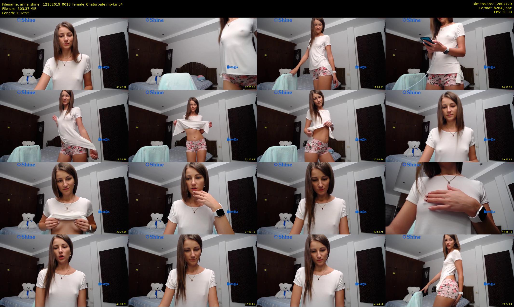 anna_shine_ — 63 minute Chaturbate female cam show recording, 720p, Oct 12, 2019