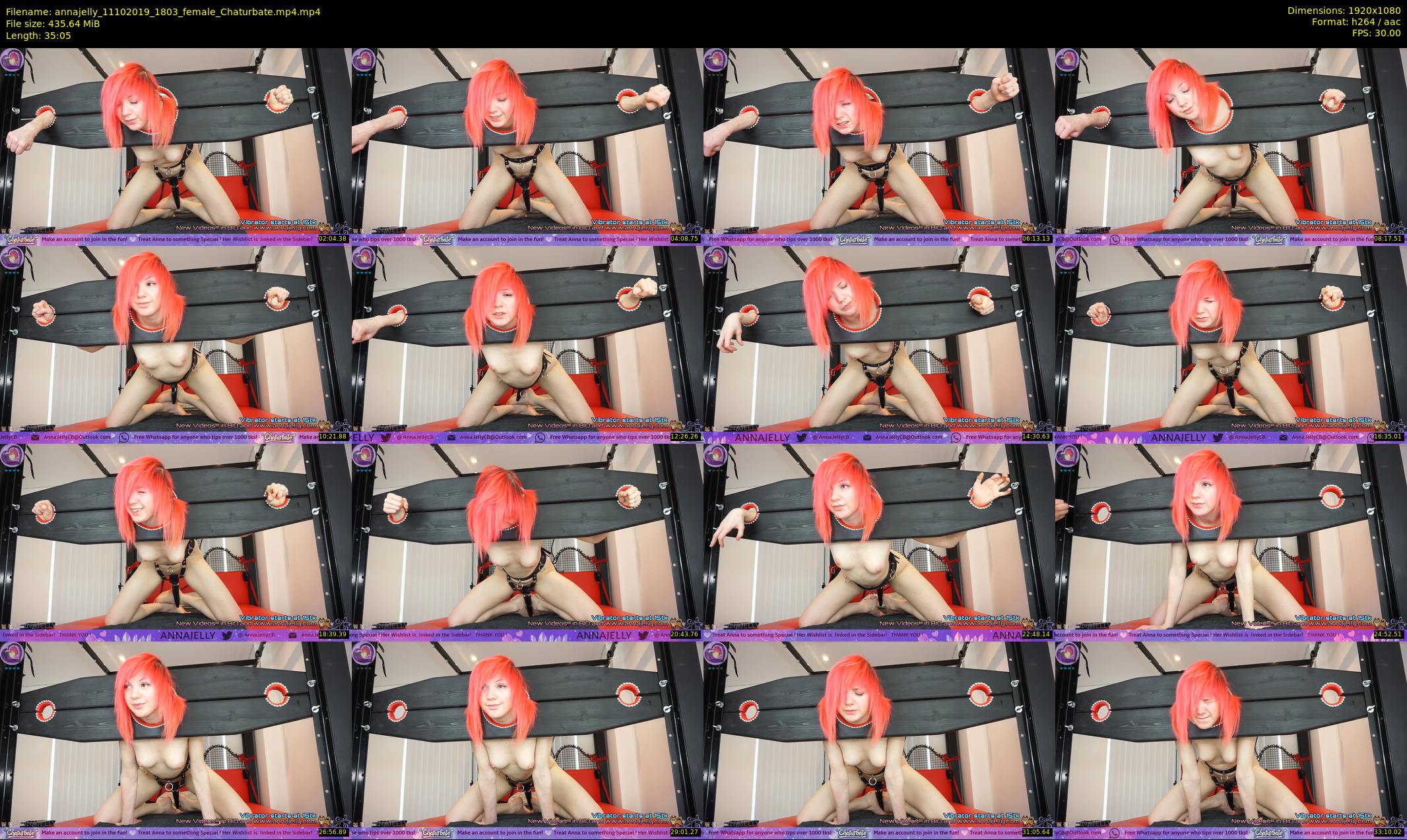 annajelly — 36 minute Chaturbate couple cam show recording, 1080p, Oct 11, 2019