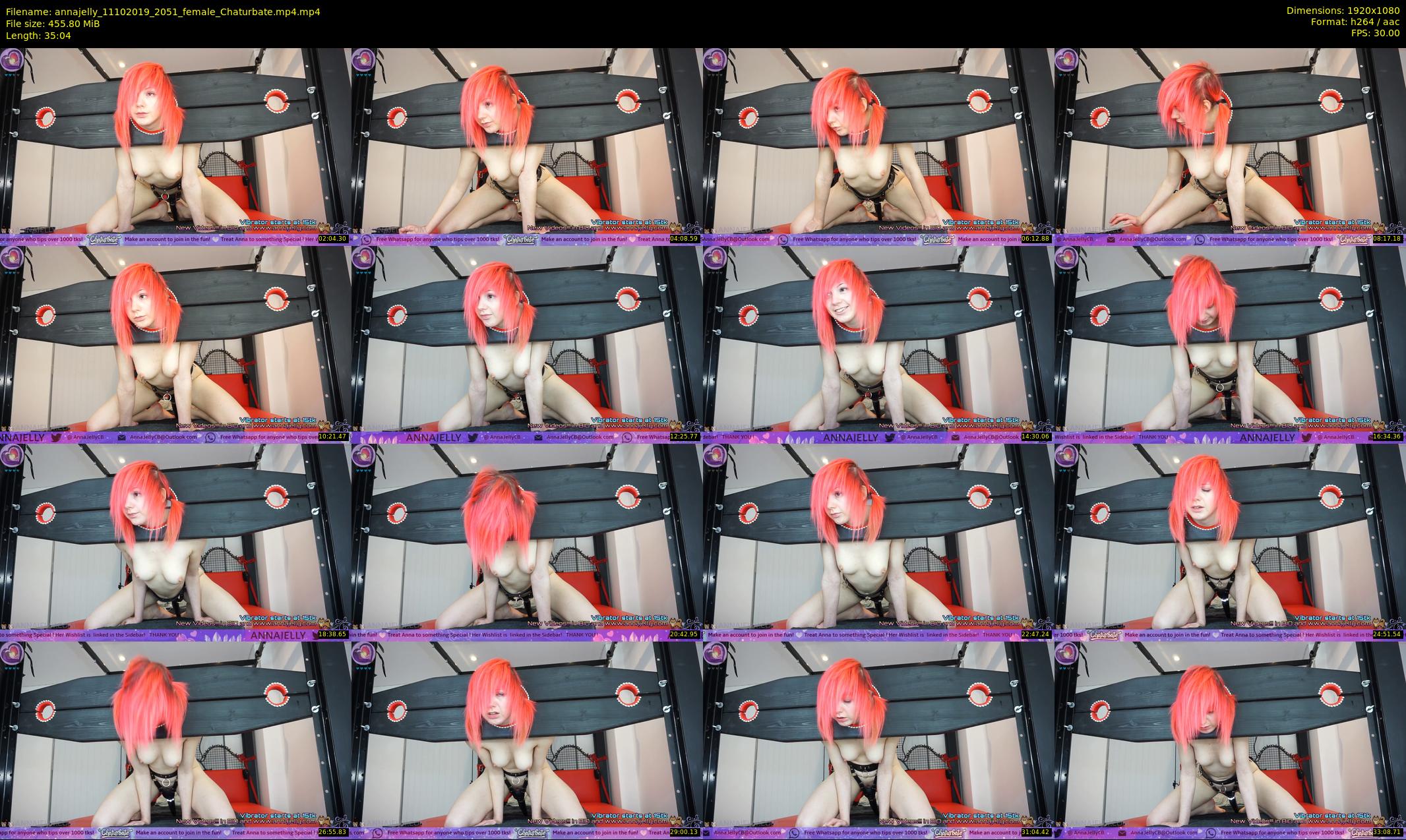 annajelly — 36 minute Chaturbate couple cam show recording, 1080p, Oct 11, 2019