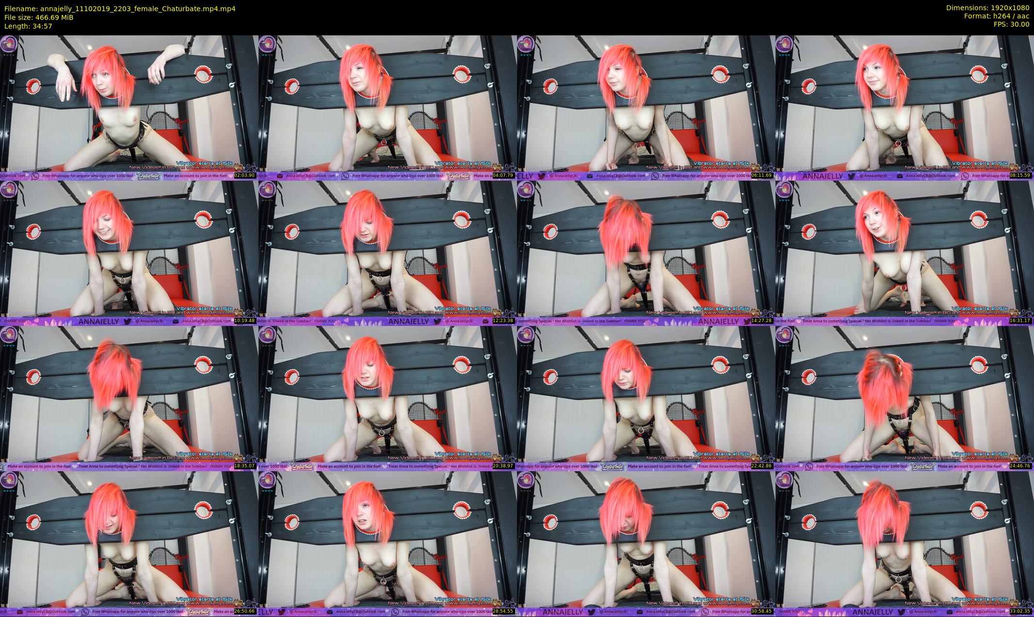 annajelly — 35 minute Chaturbate couple cam show recording, 1080p, Oct 11, 2019