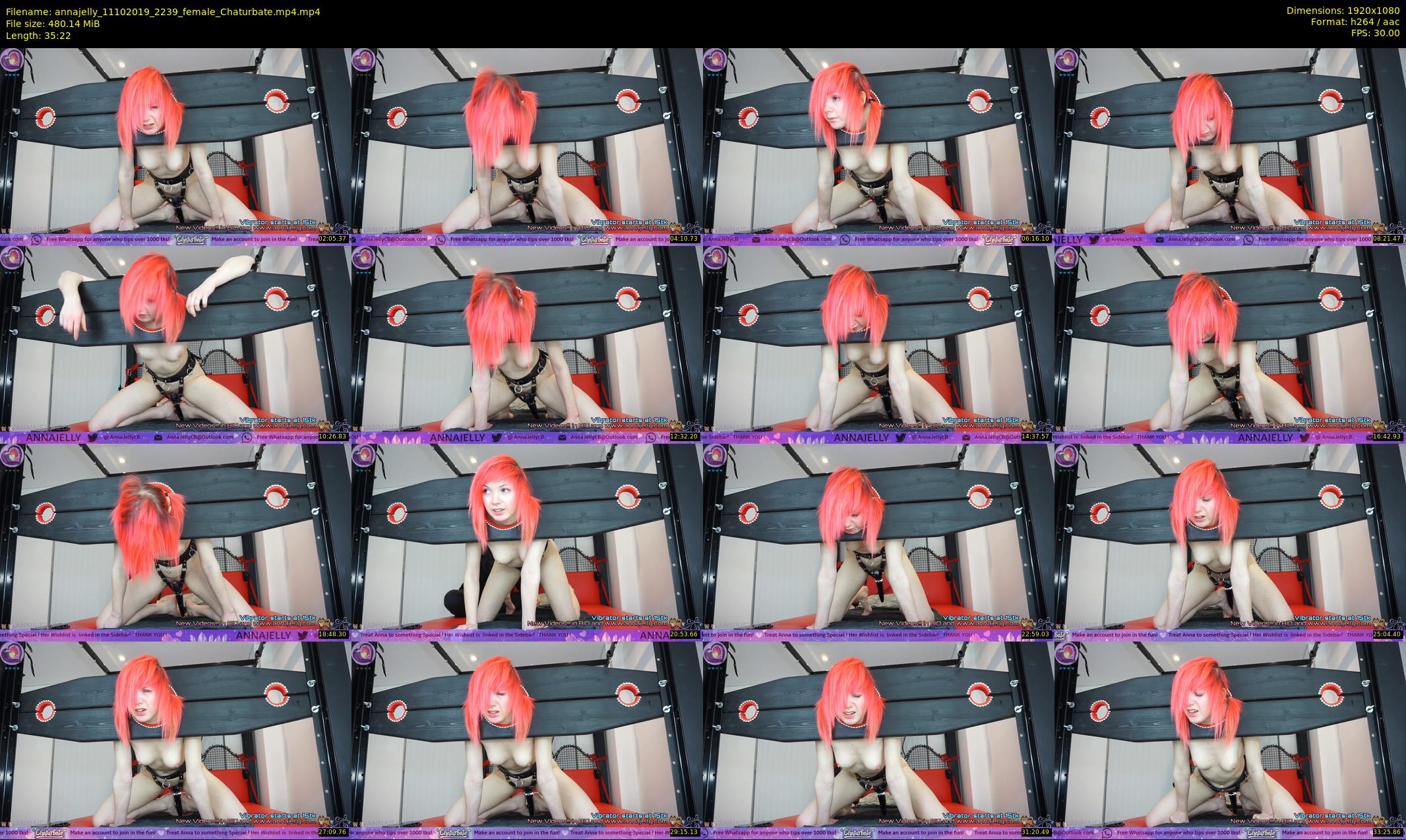 annajelly — 36 minute Chaturbate couple cam show recording, 1080p, Oct 11, 2019