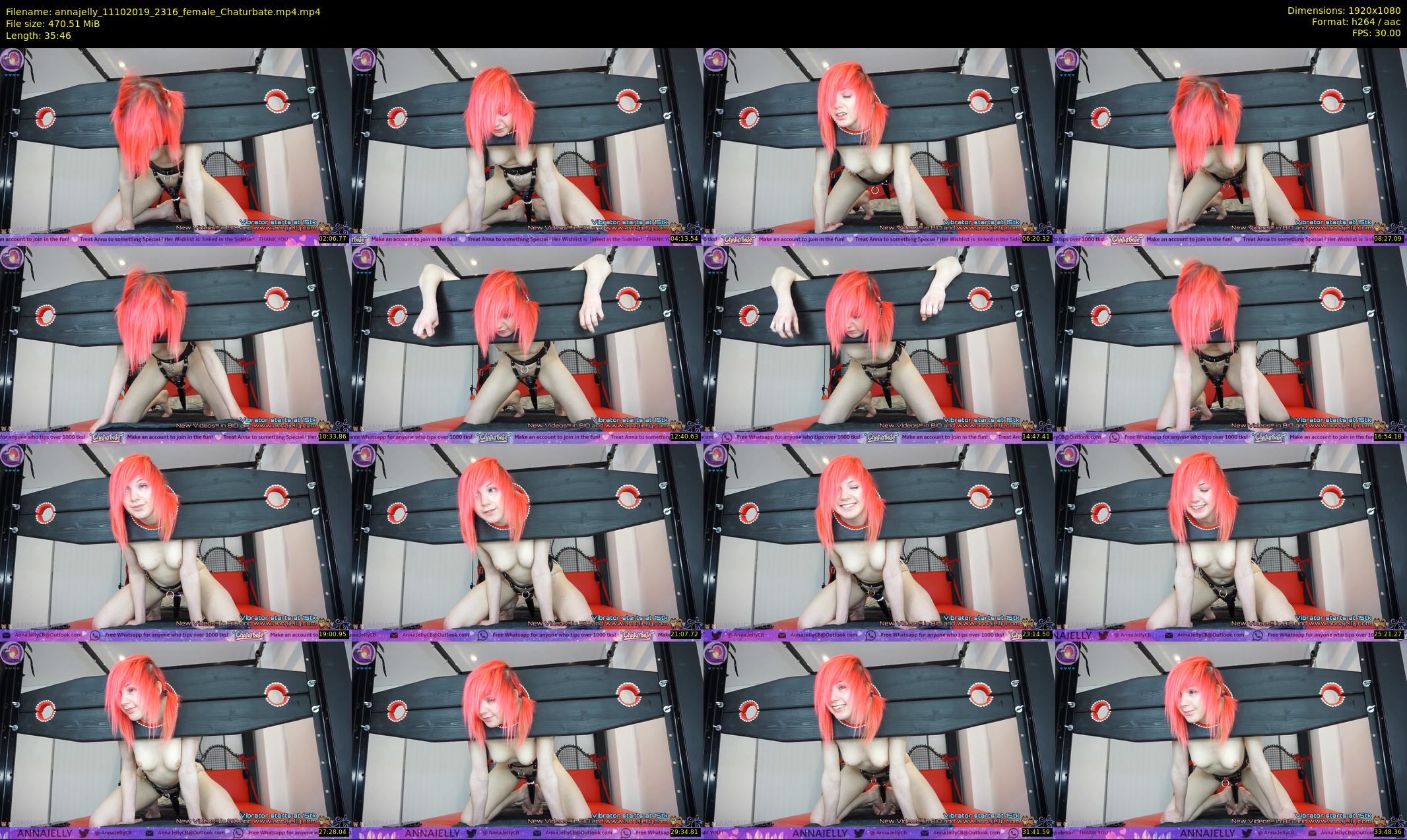 annajelly — 36 minute Chaturbate couple cam show recording, 1080p, Oct 11, 2019