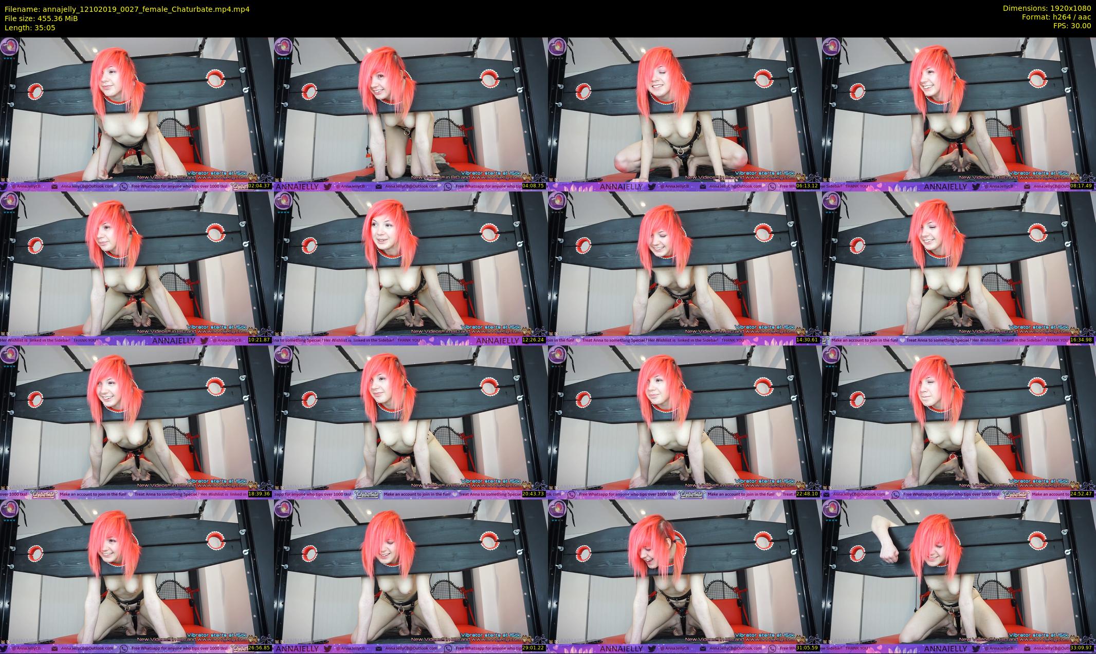 annajelly — 36 minute Chaturbate couple cam show recording, 1080p, Oct 12, 2019