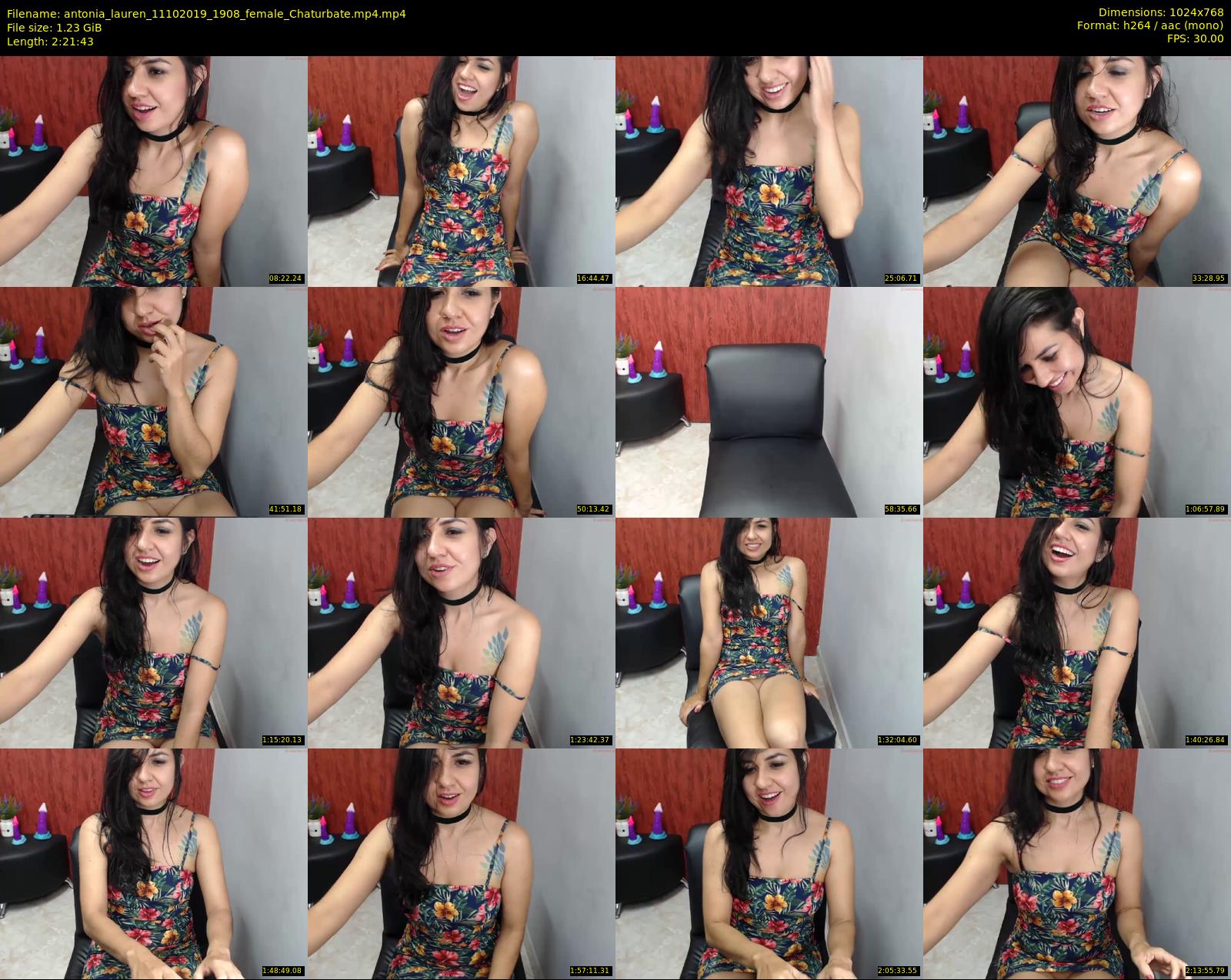 antonia_lauren — 142 minute Chaturbate female cam show recording, 720p, Oct 11, 2019