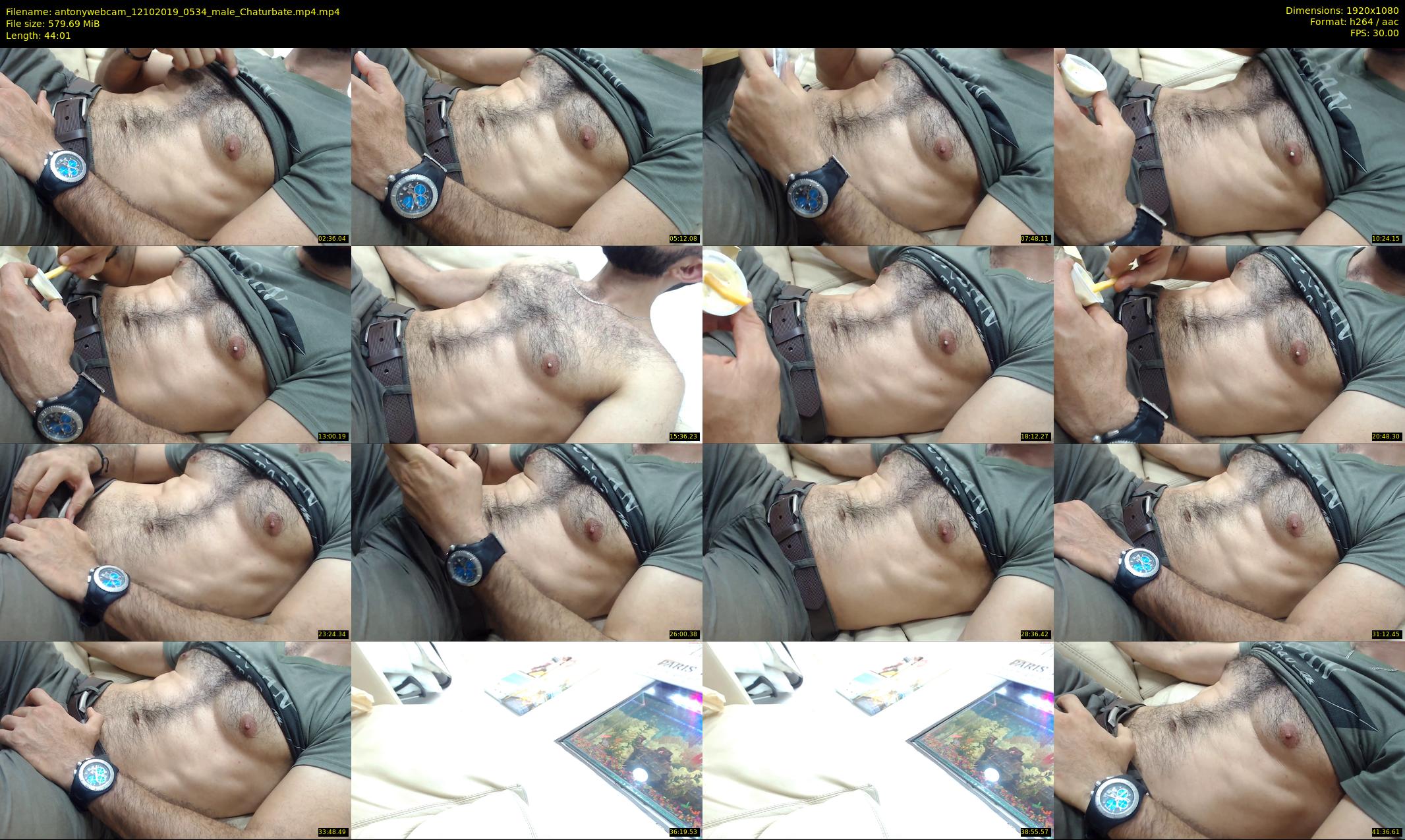 antonywebcam — 45 minute Chaturbate male cam show recording, 1080p, Oct 12, 2019