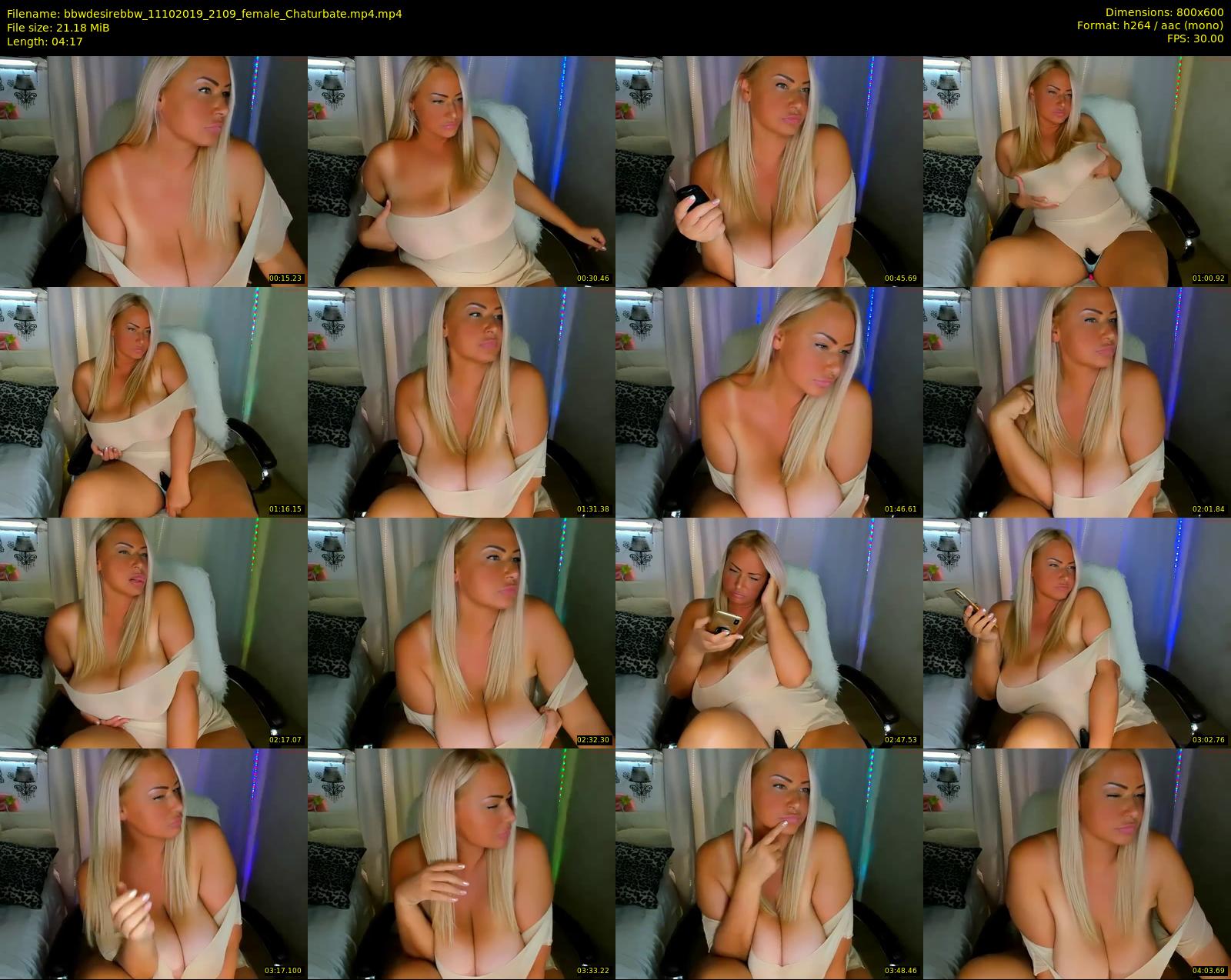 bbwdesirebbw — 5 minute Chaturbate female cam show recording, 480p, Oct 11, 2019